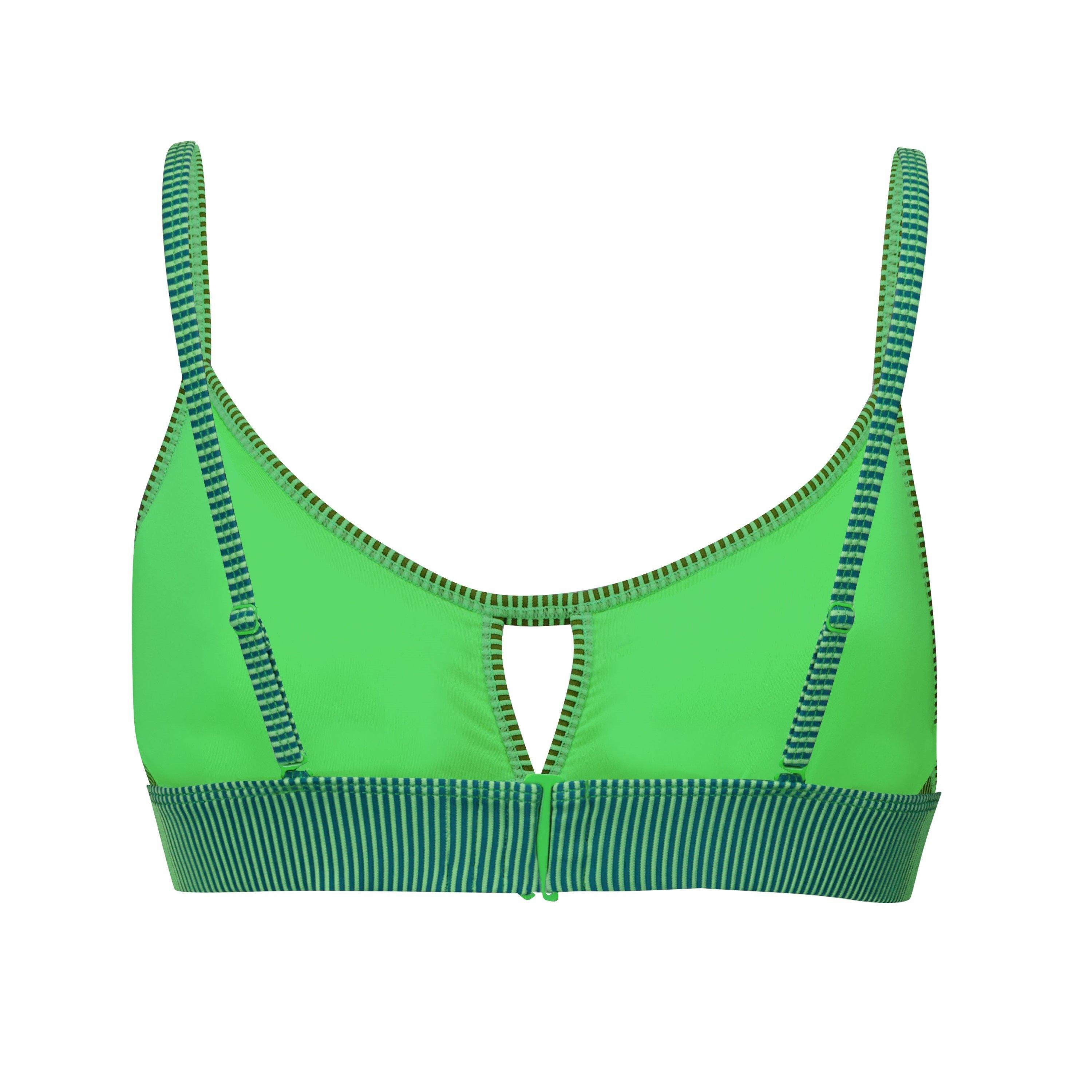 Green Combo - Puma - Peek A Boo Bikini Top - 2