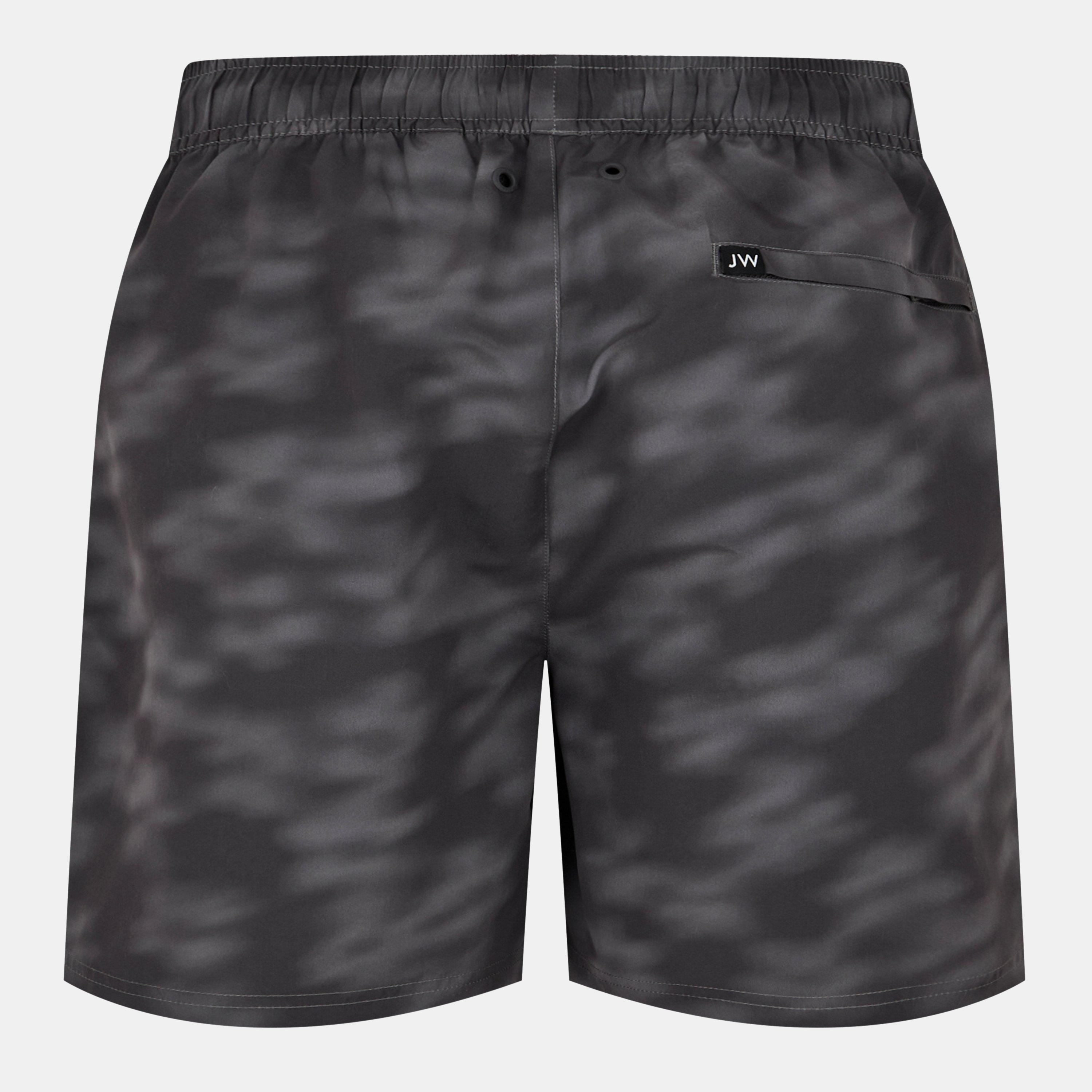 Preto - Jack Wills - JW Blurred Floral Swim Shorts - 2