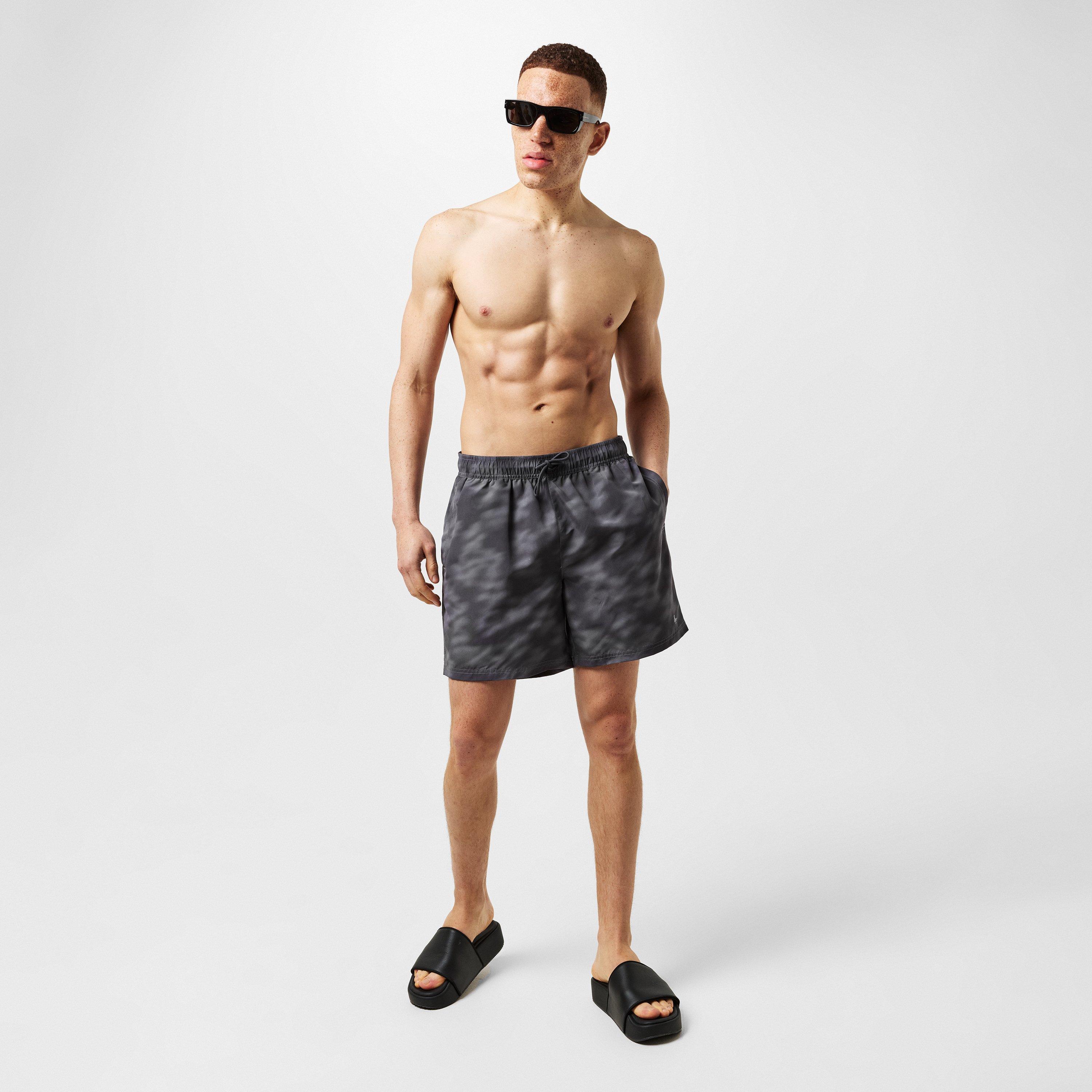 Preto - Jack Wills - JW Blurred Floral Swim Shorts - 6