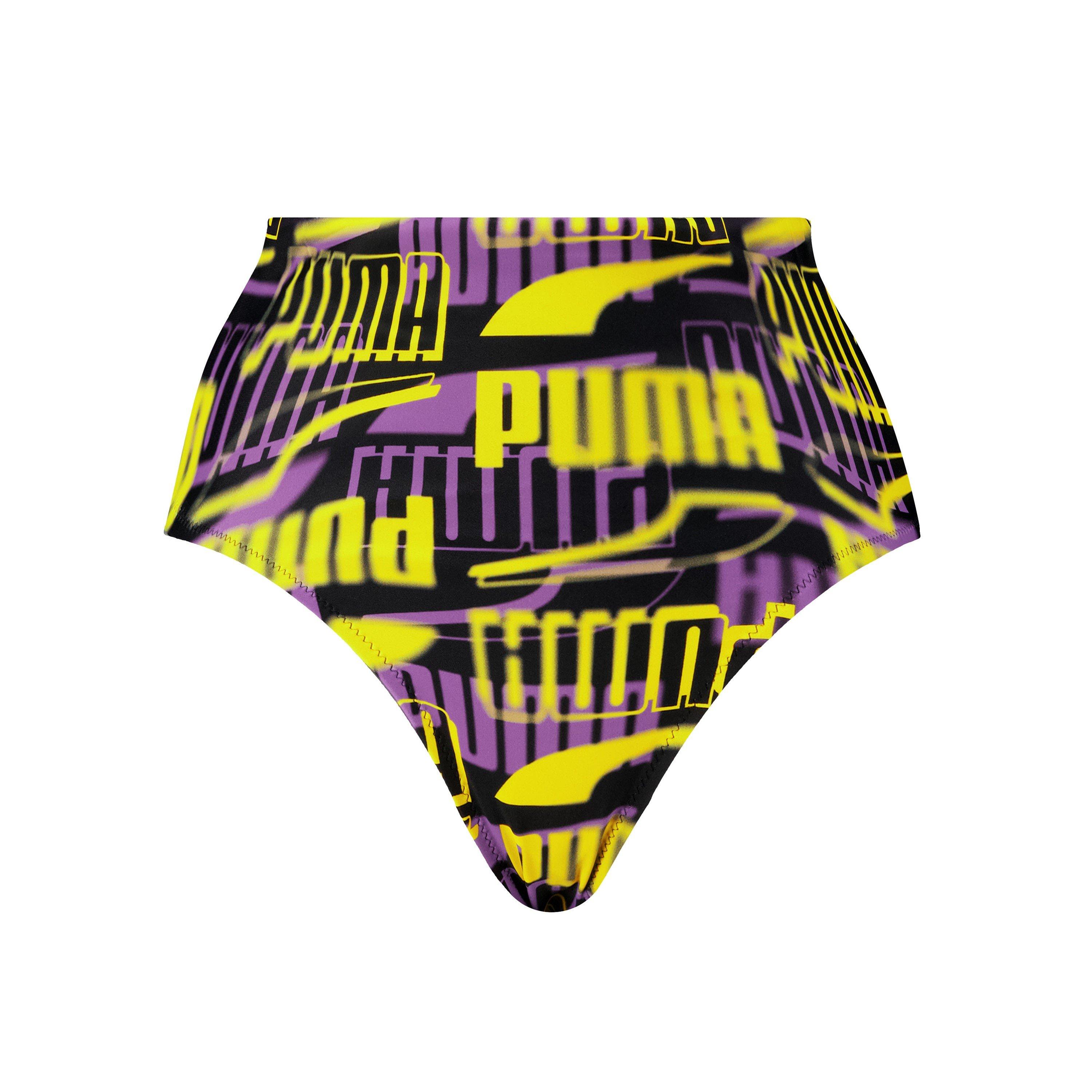 Schwarz Kombination - Puma - Women's High Waist Bikini Bottom - 1