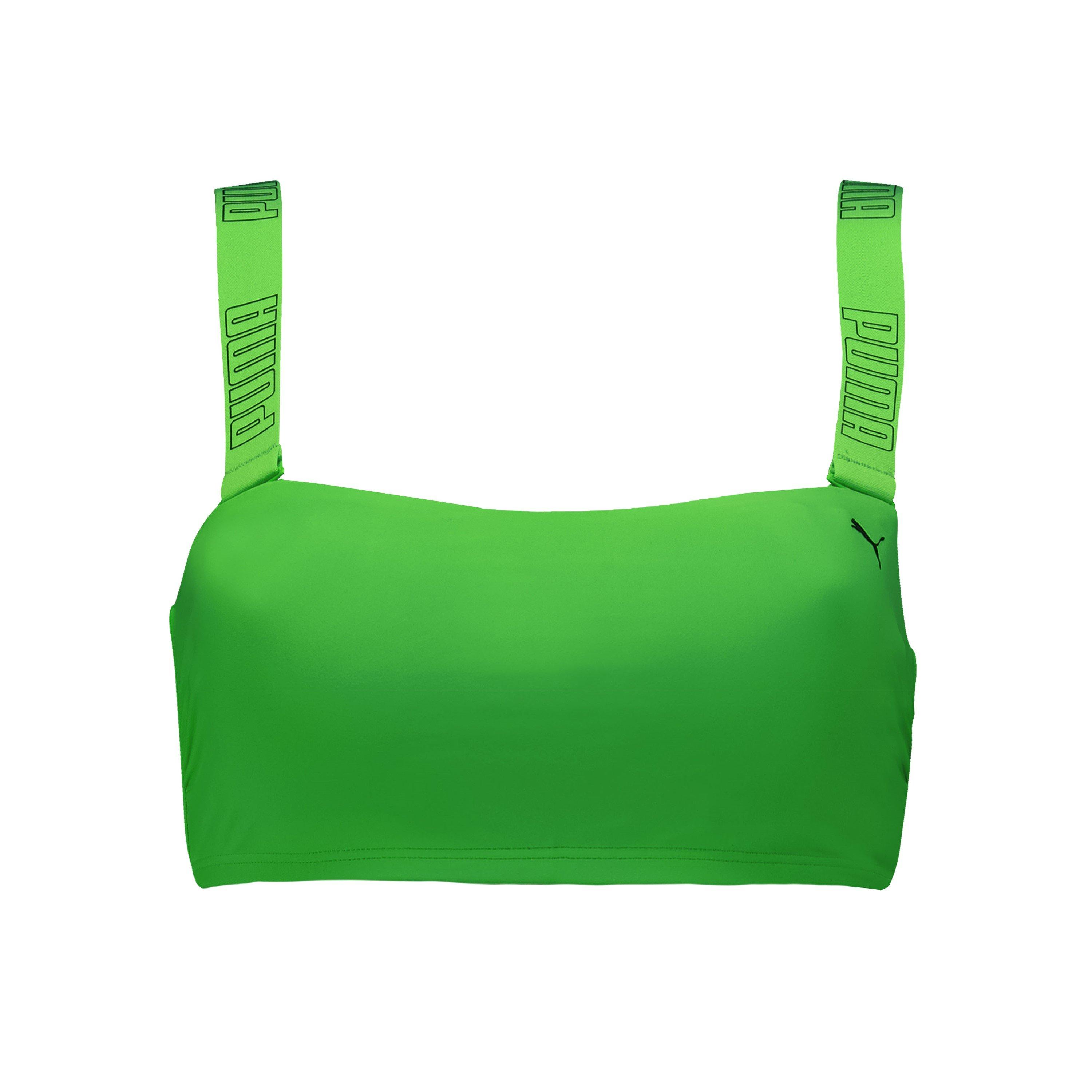 Puma Women's Bandeau Bikini - Bright Green - 10 (S)