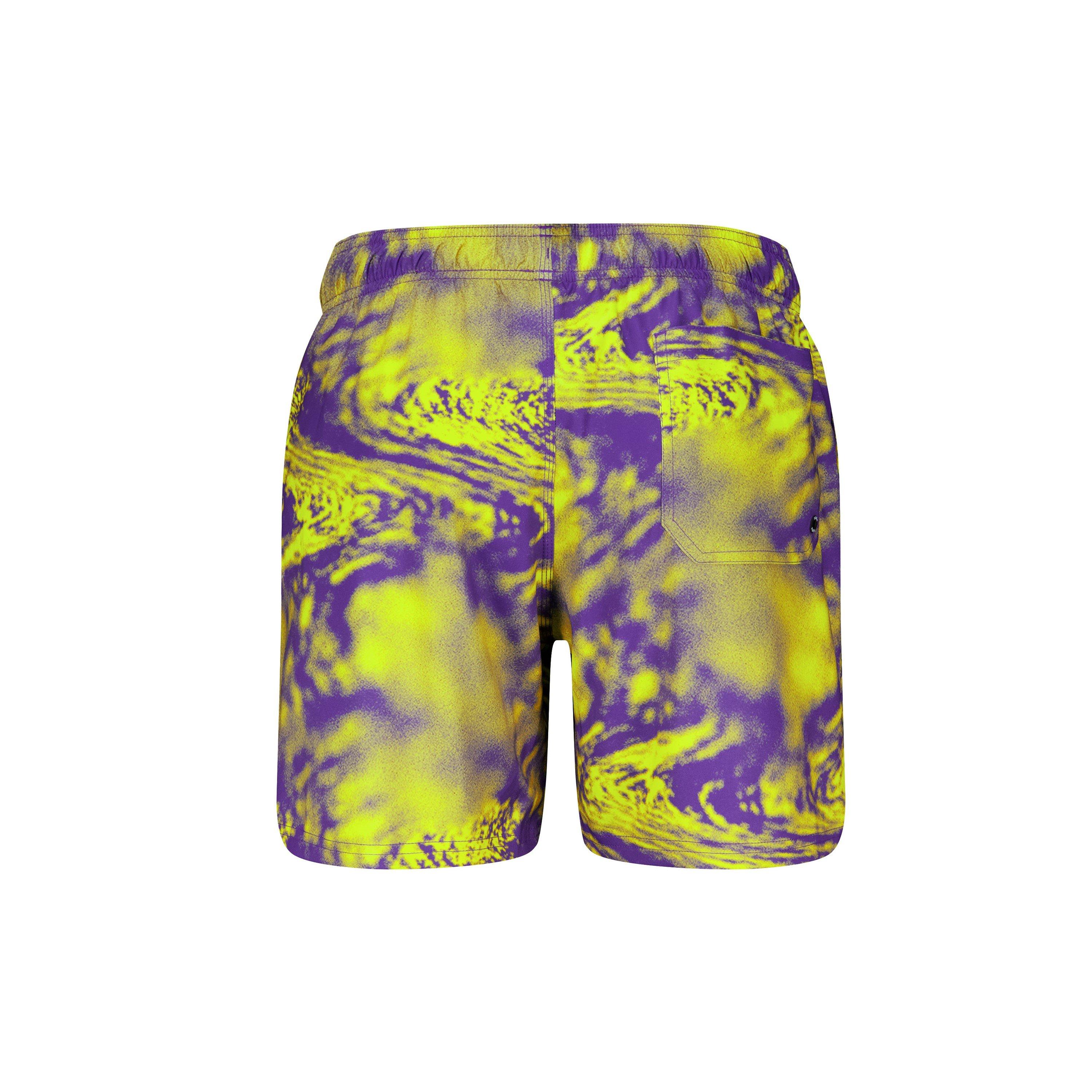 Violet Purple - Puma - Printed Woven Swim Shorts - 2