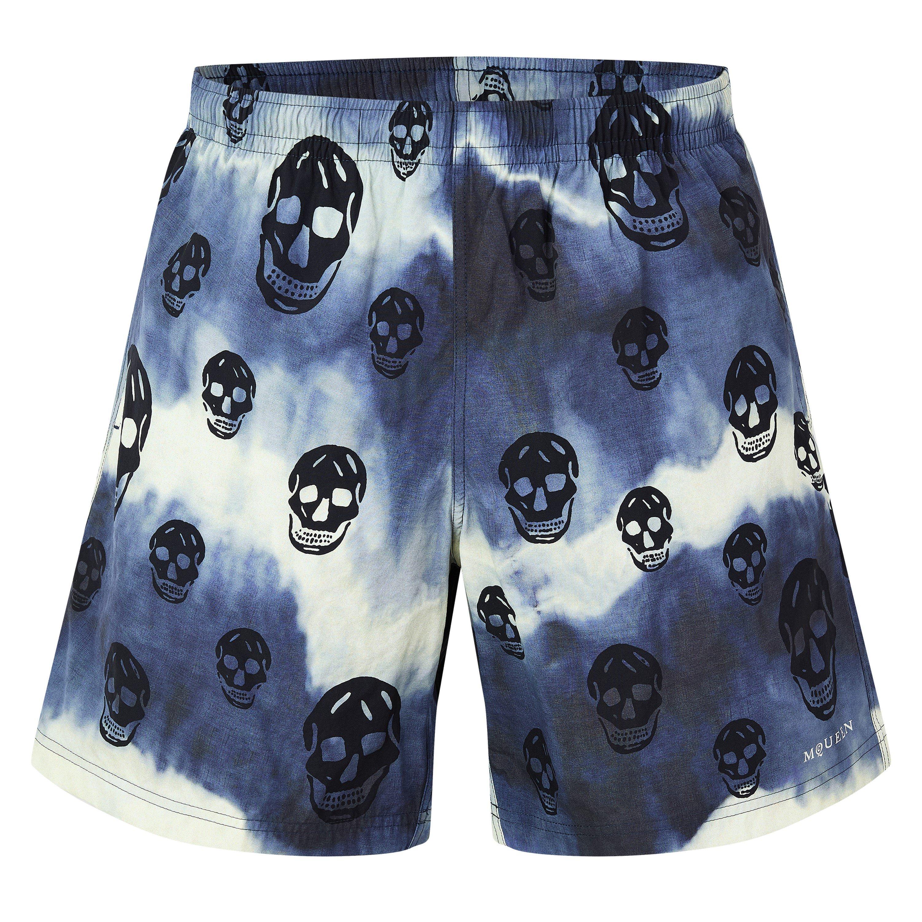 Ivory/Indigo - Alexander McQueen - Alex Skull Swim Sn63 - 1