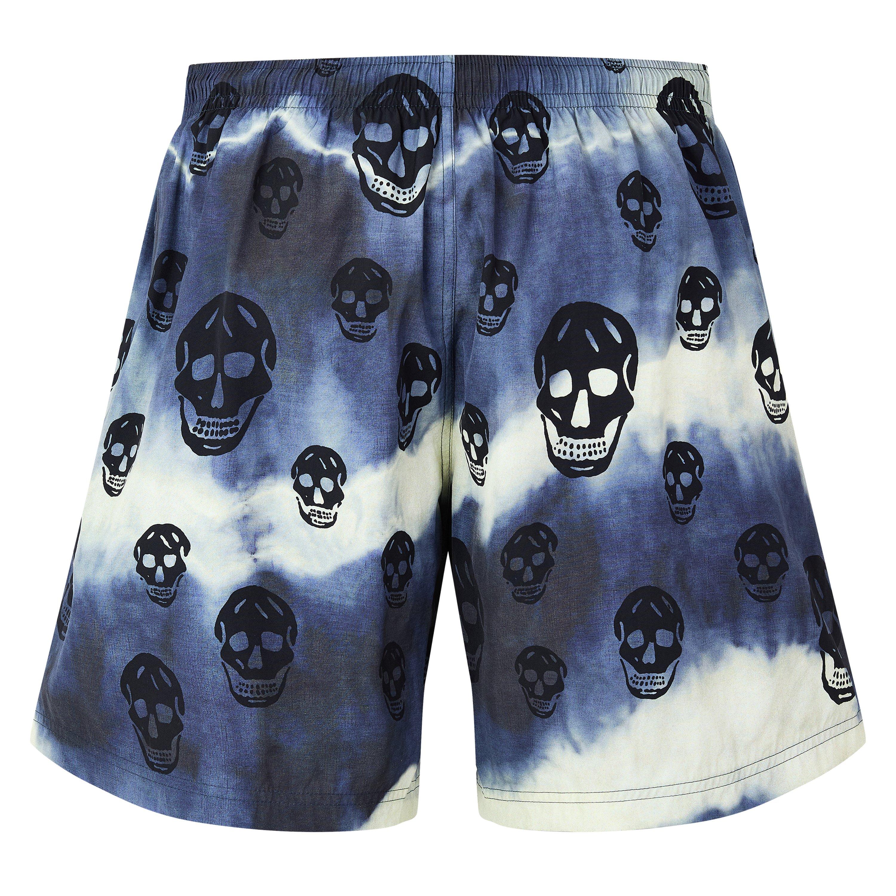 Ivory/Indigo - Alexander McQueen - Alex Skull Swim Sn63 - 2