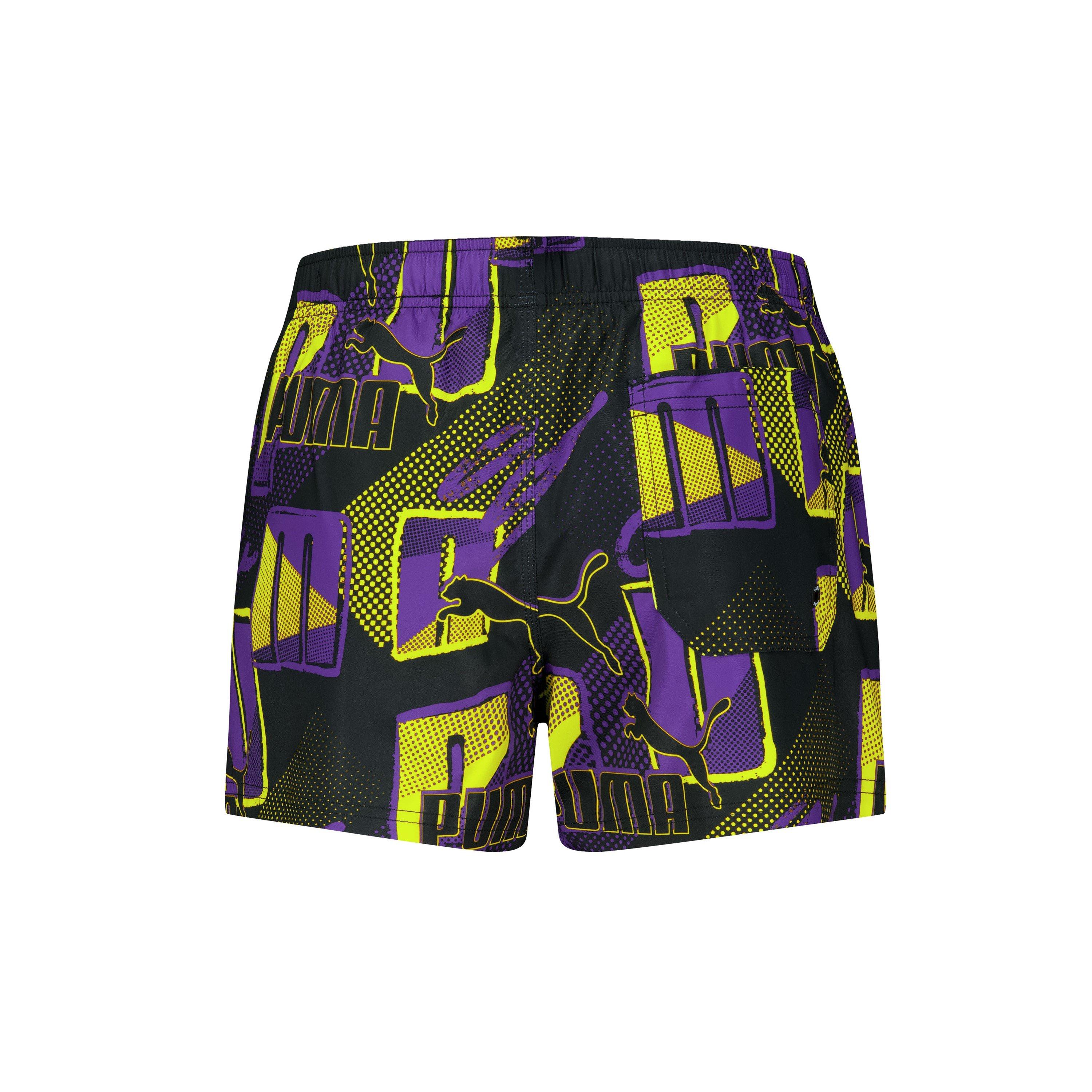 Violet Purple - Puma - Print Logo Swim Shorts - 2