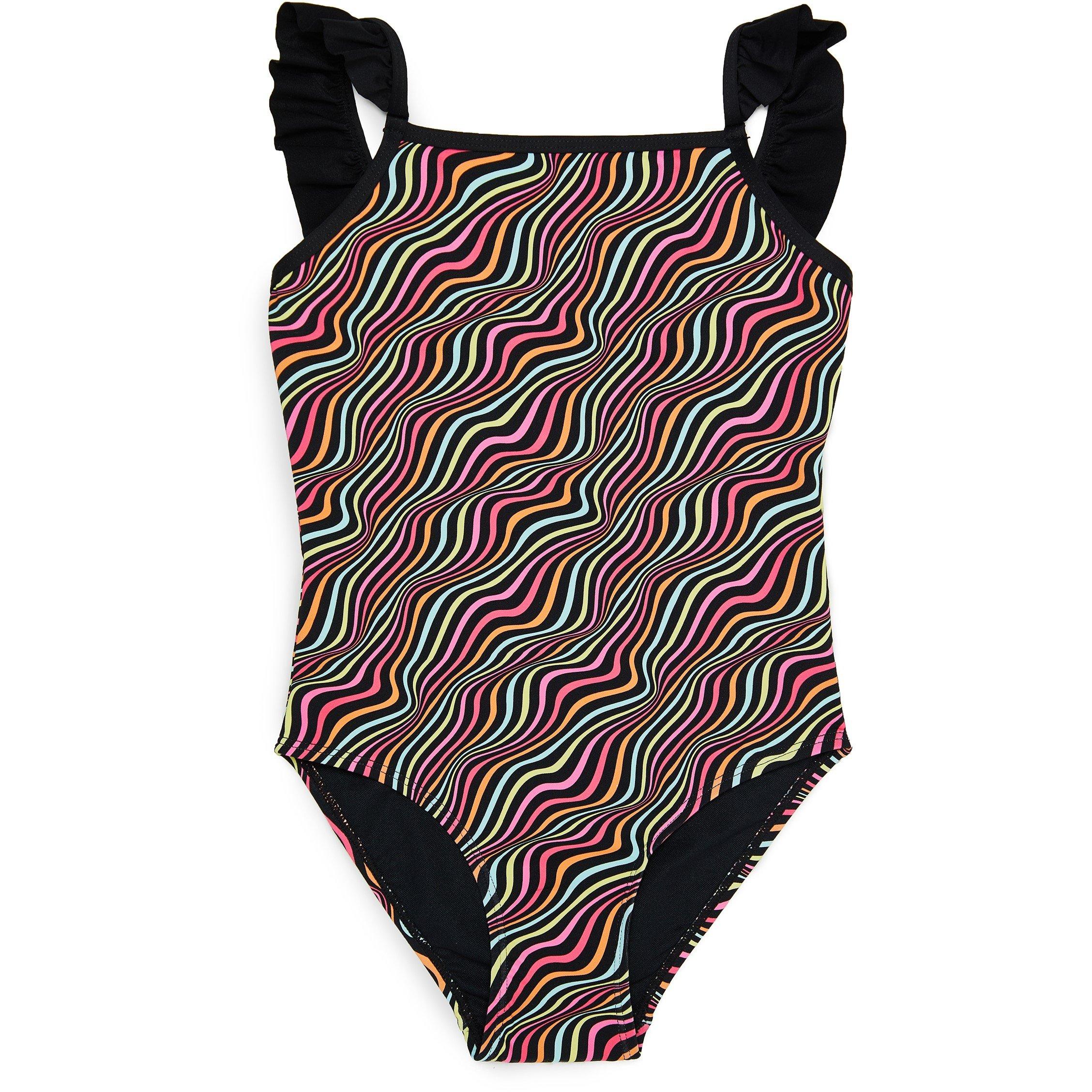 Black - Threadbare - Kids' Threadgirls One Piece Swimsuit - 1