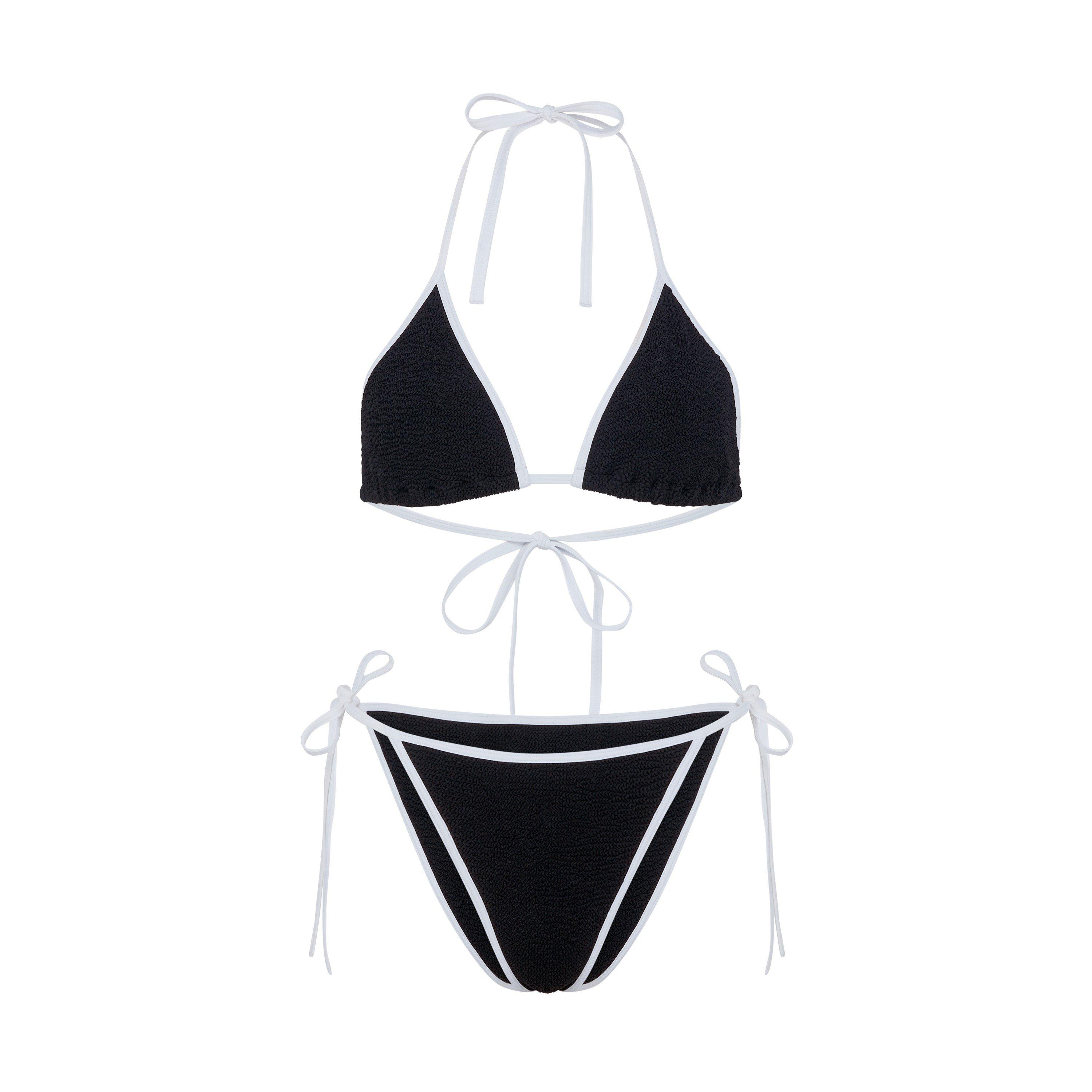 Hunza G Gina Bikini - Black/White