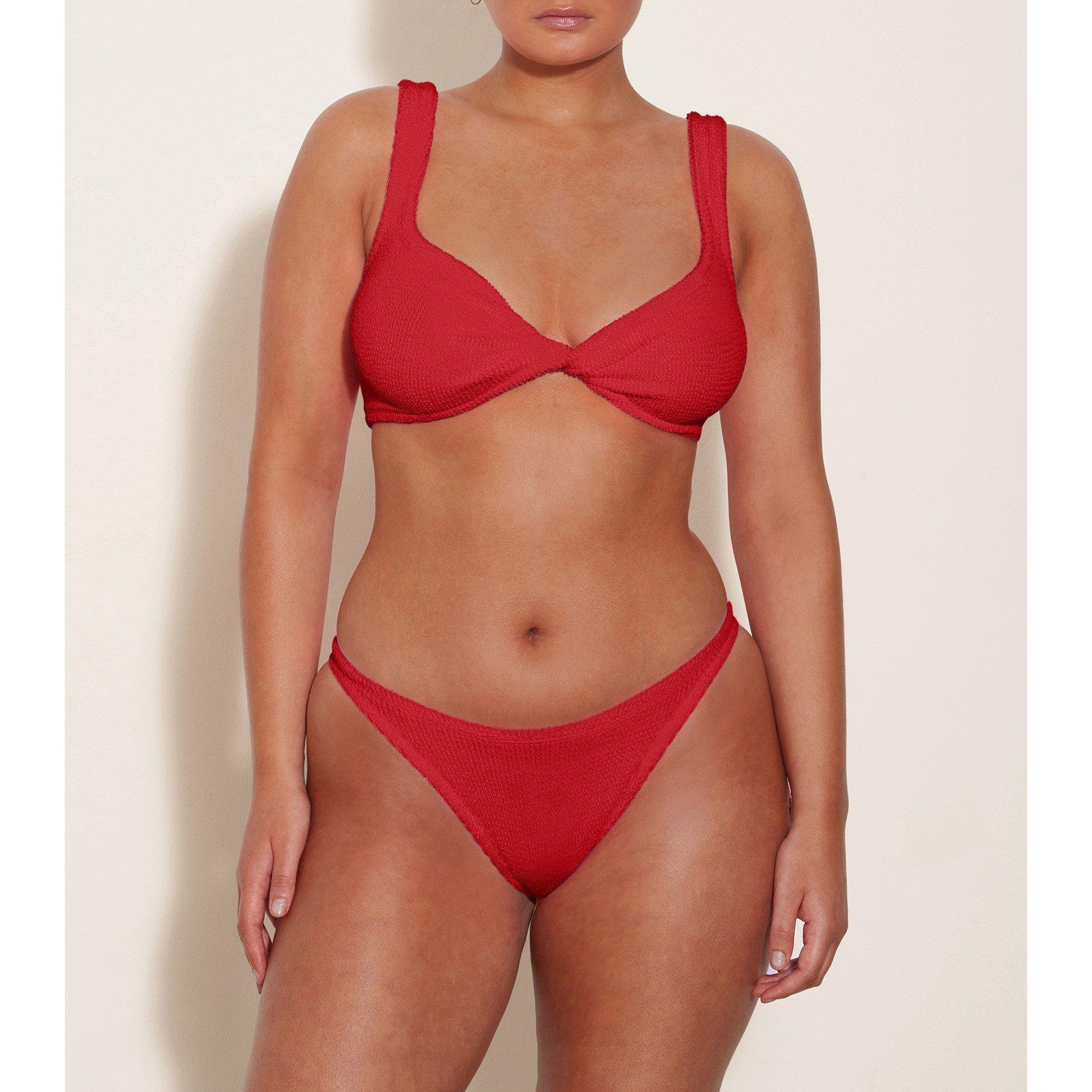 Red - Hunza G - Juno Bikini Set - 2