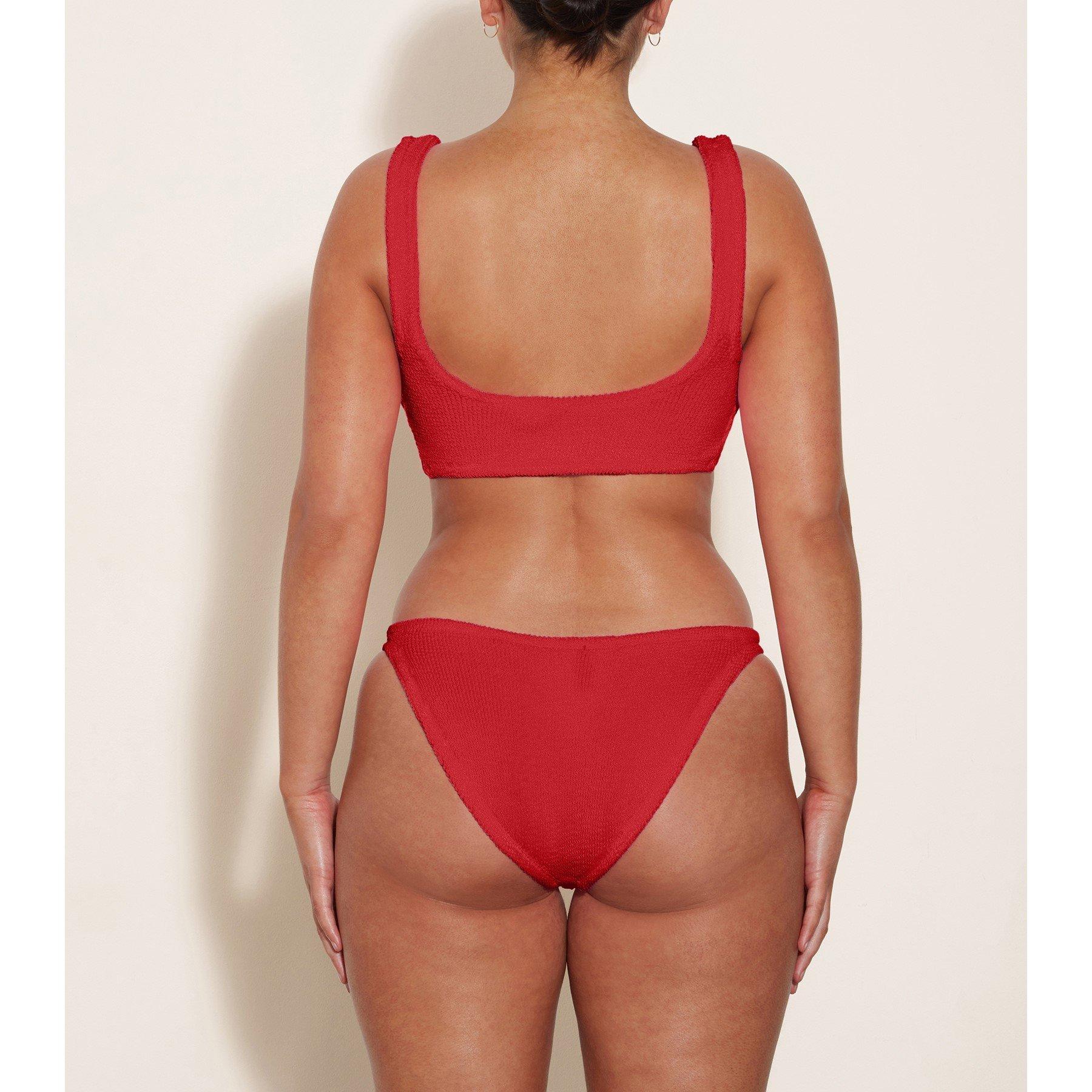 Red - Hunza G - Juno Bikini Set - 3