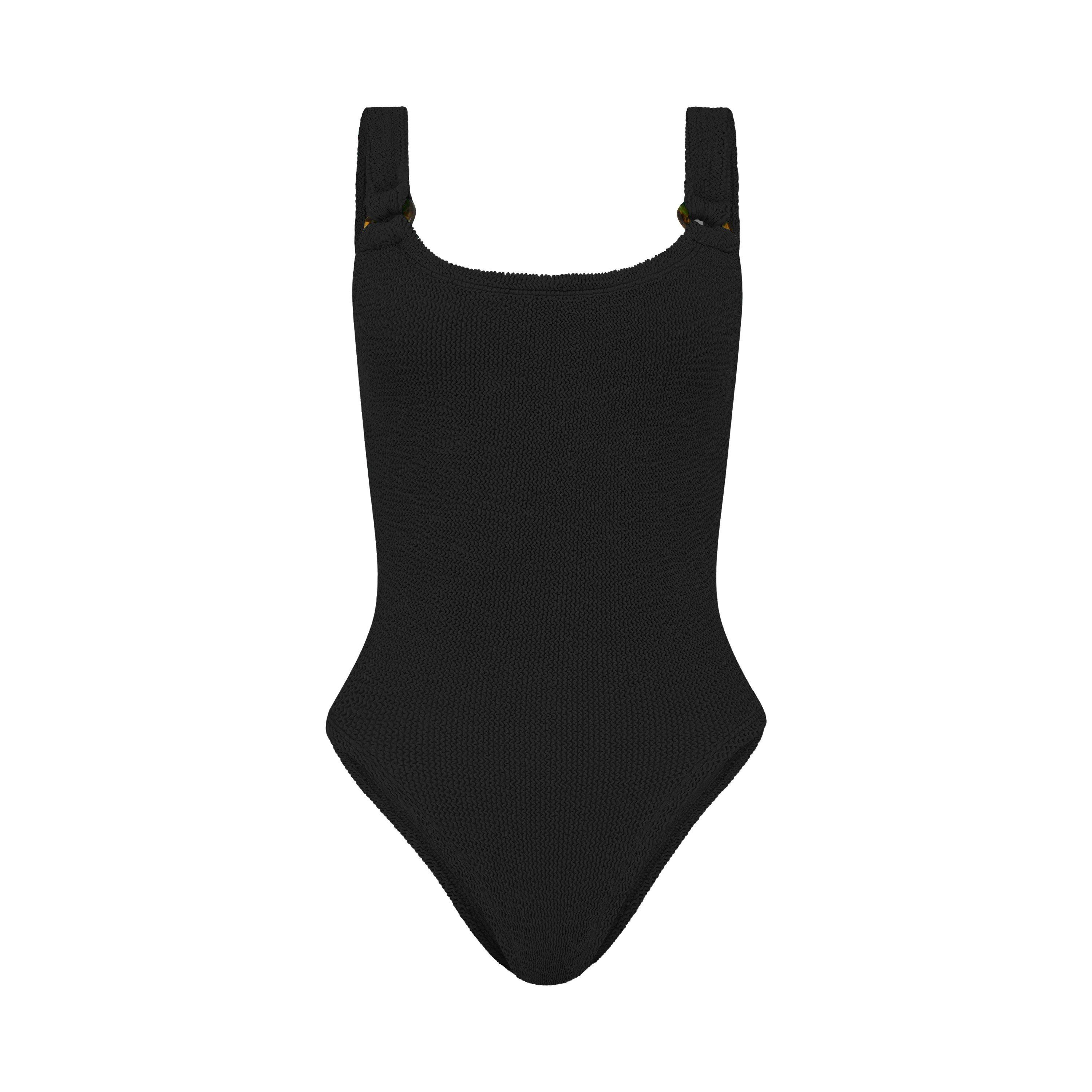 Black - Hunza G - Domino Swimsuit - 3