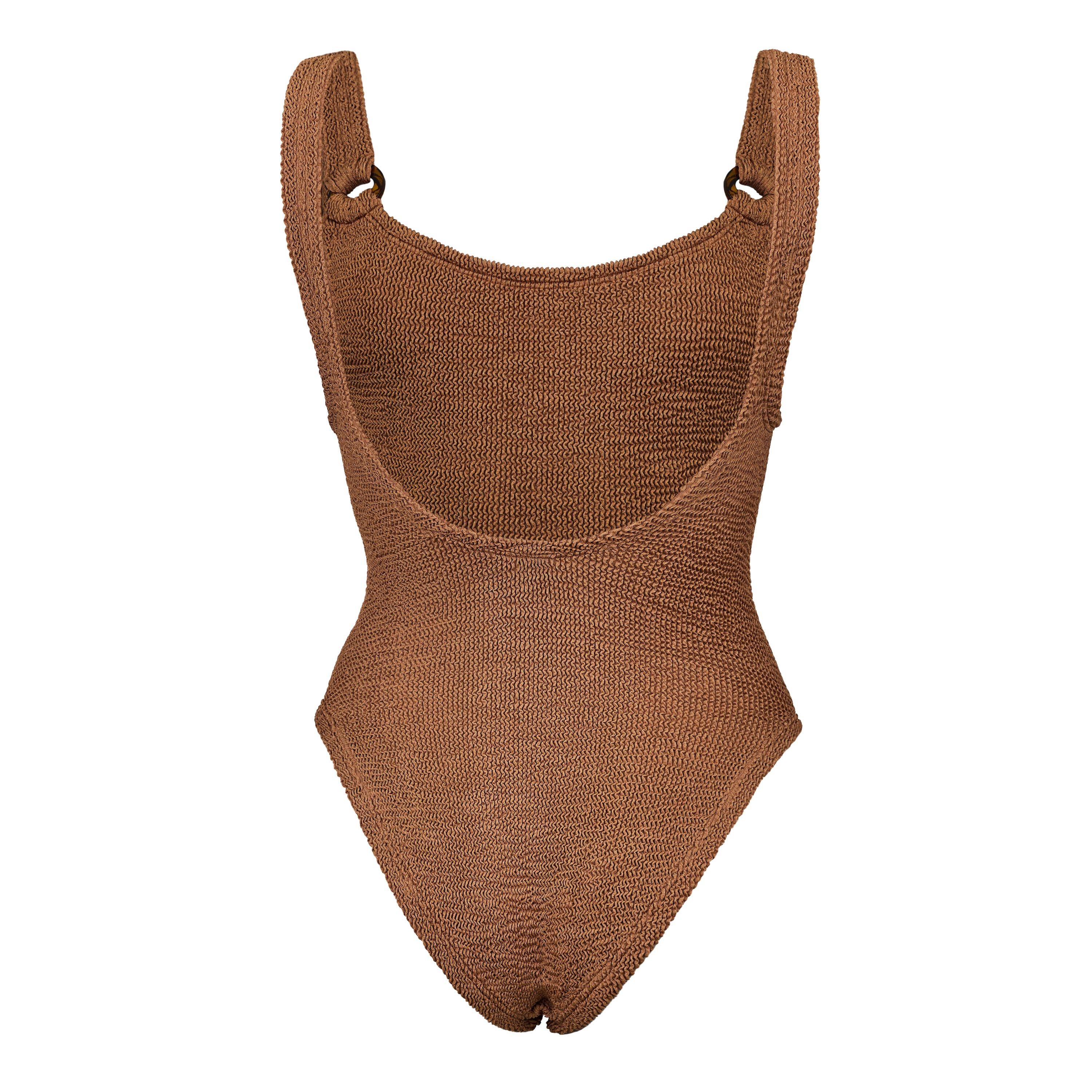Metallic Cocoa - Hunza G - Domino Swimsuit - 2