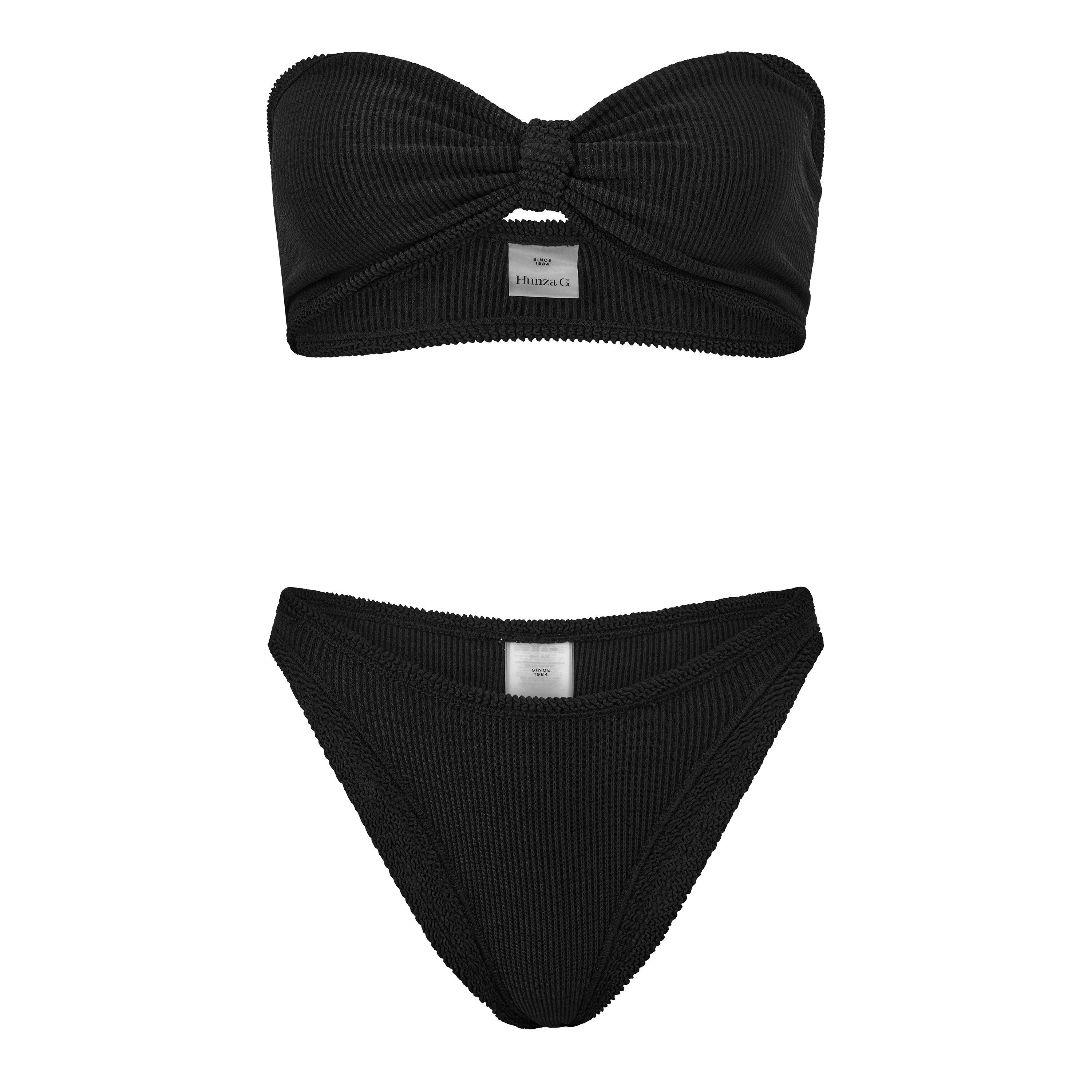 Hunza G Jean Bikini Set - Black