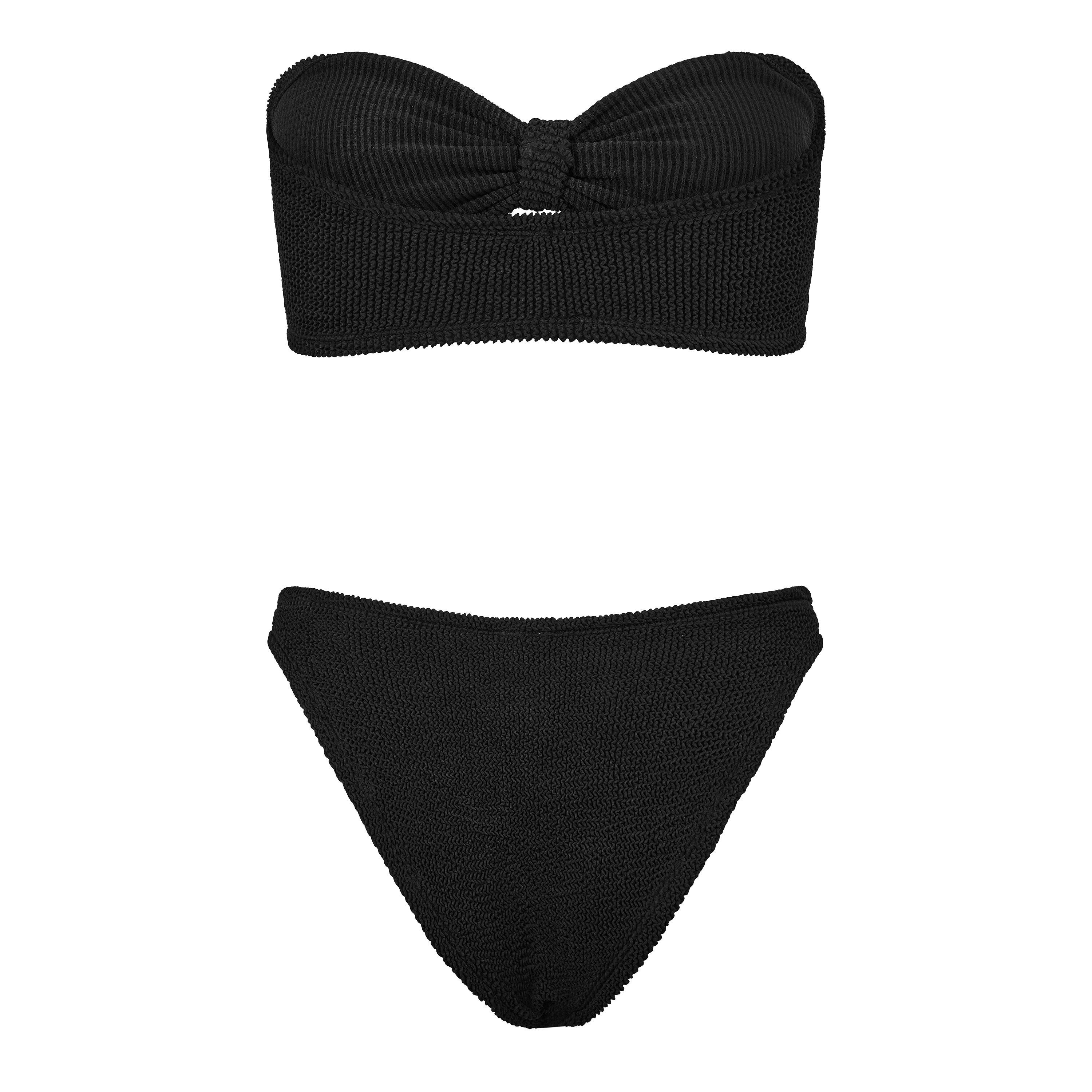 Black - Hunza G - Jean Bikini Set - 2