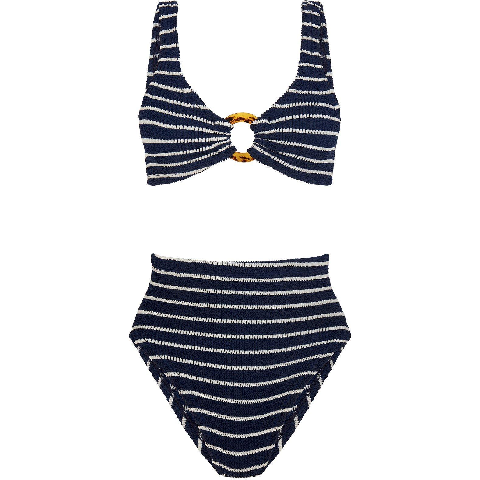 Hunza G Nadine Bikini - Navy/White