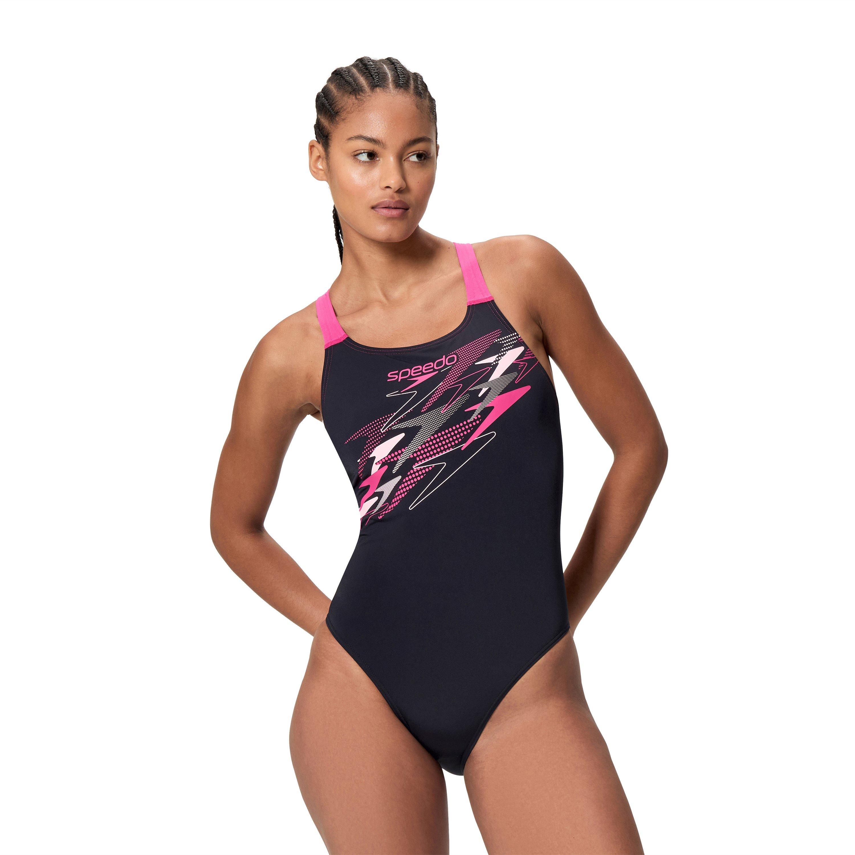 Ant/Pink - Speedo - Women's Meda One Piece Swimsuit - 1