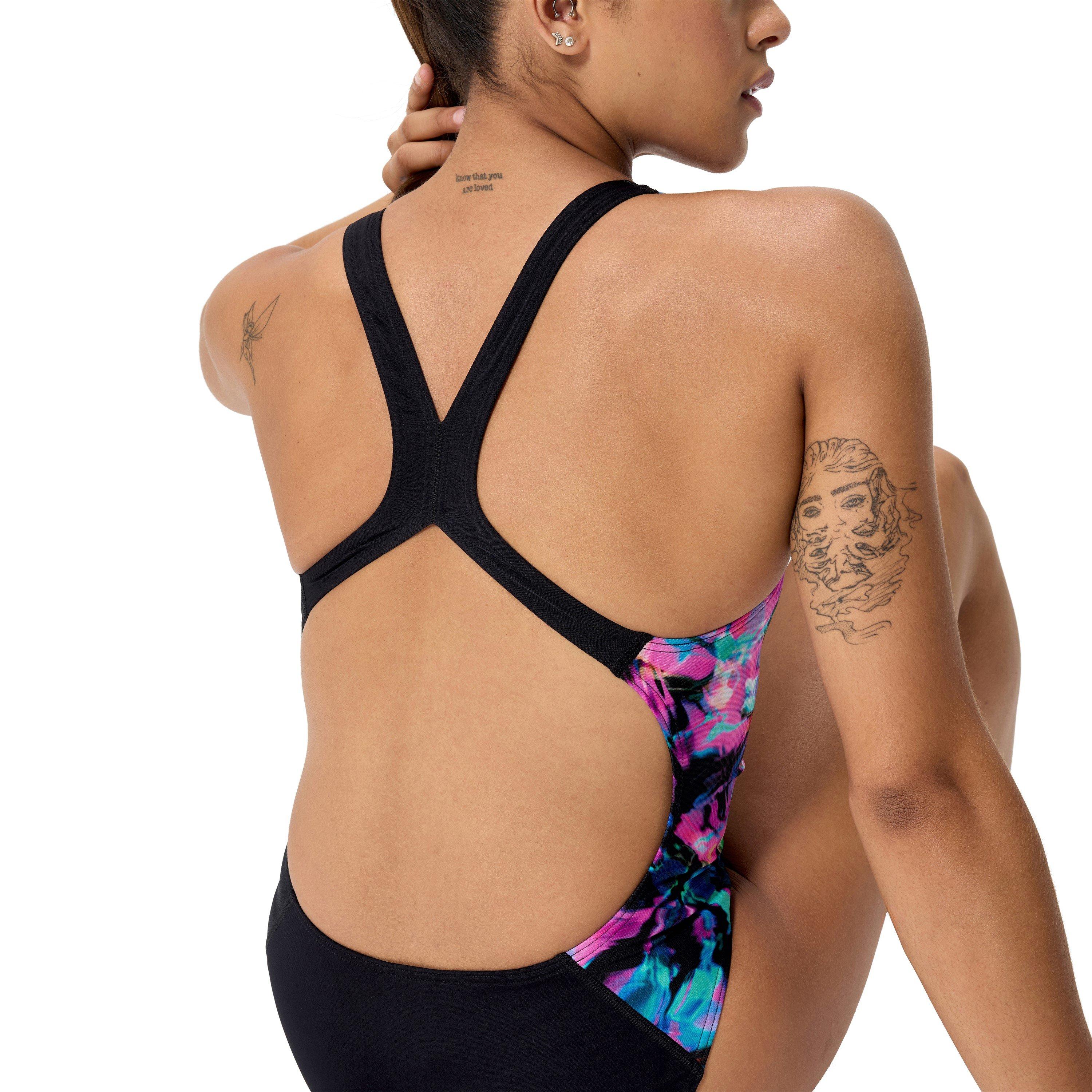 Firework/Blk - Speedo - Women's One Piece Swimsuit - 4