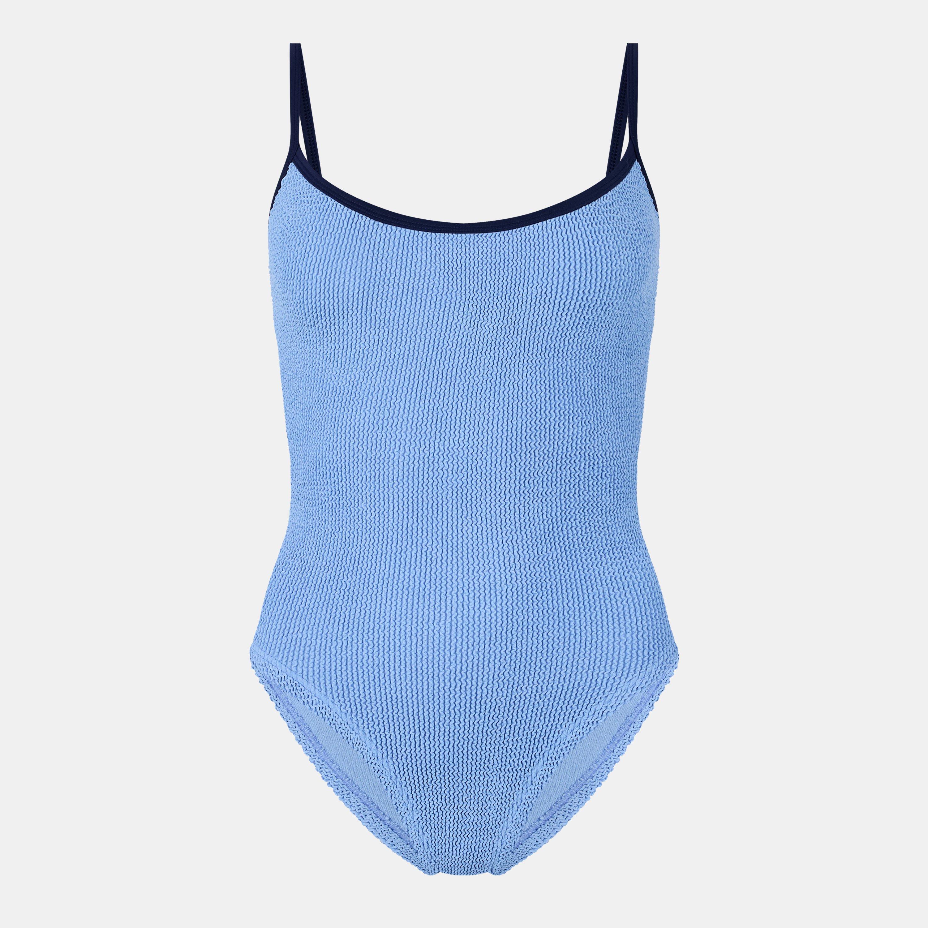 Cornflower/Navy - Hunza G - Pamela Swimsuit - 1