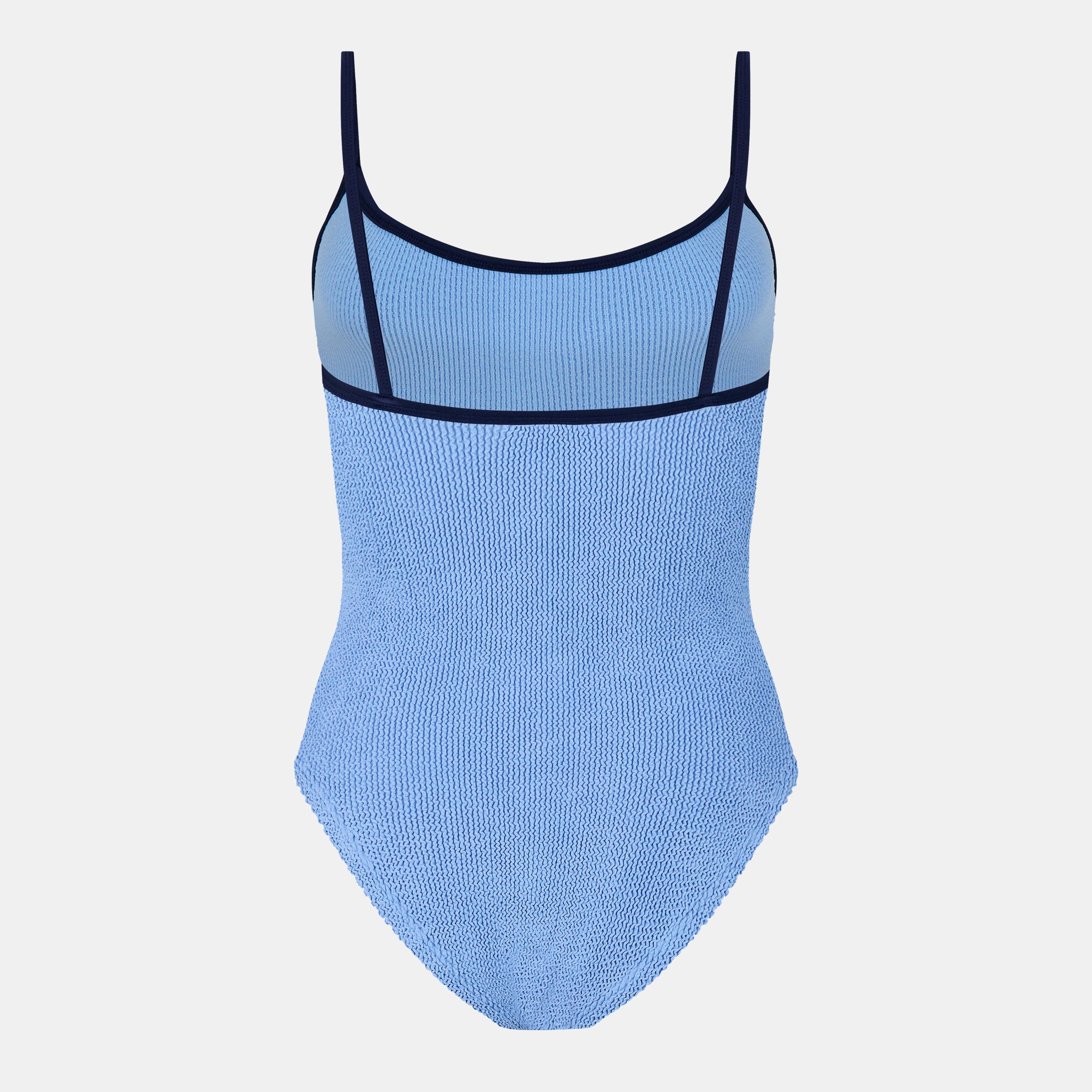 Cornflower/Navy - Hunza G - Pamela Swimsuit - 2