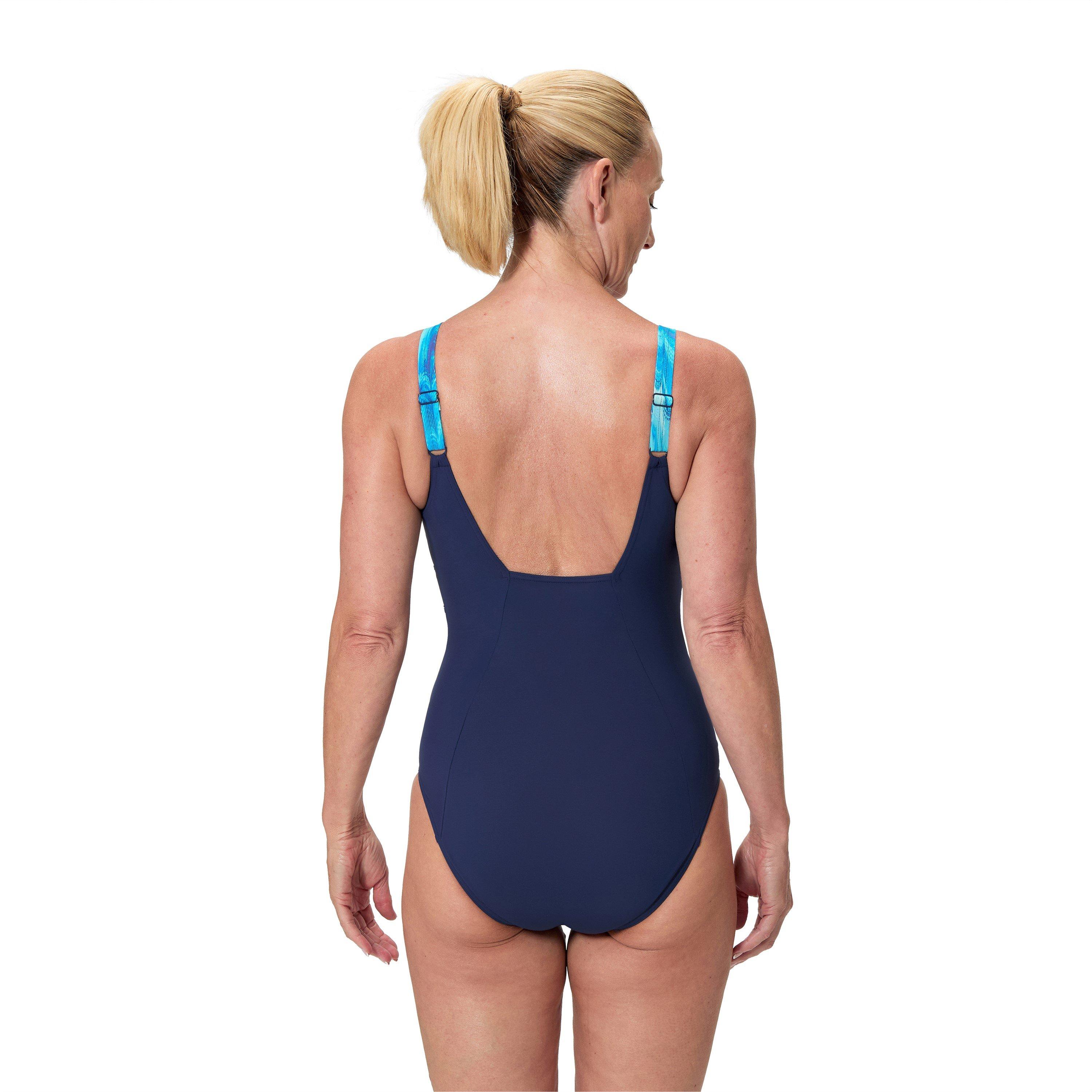 Peacoat/Sky - Speedo - Women's One Piece Swimsuit - 4