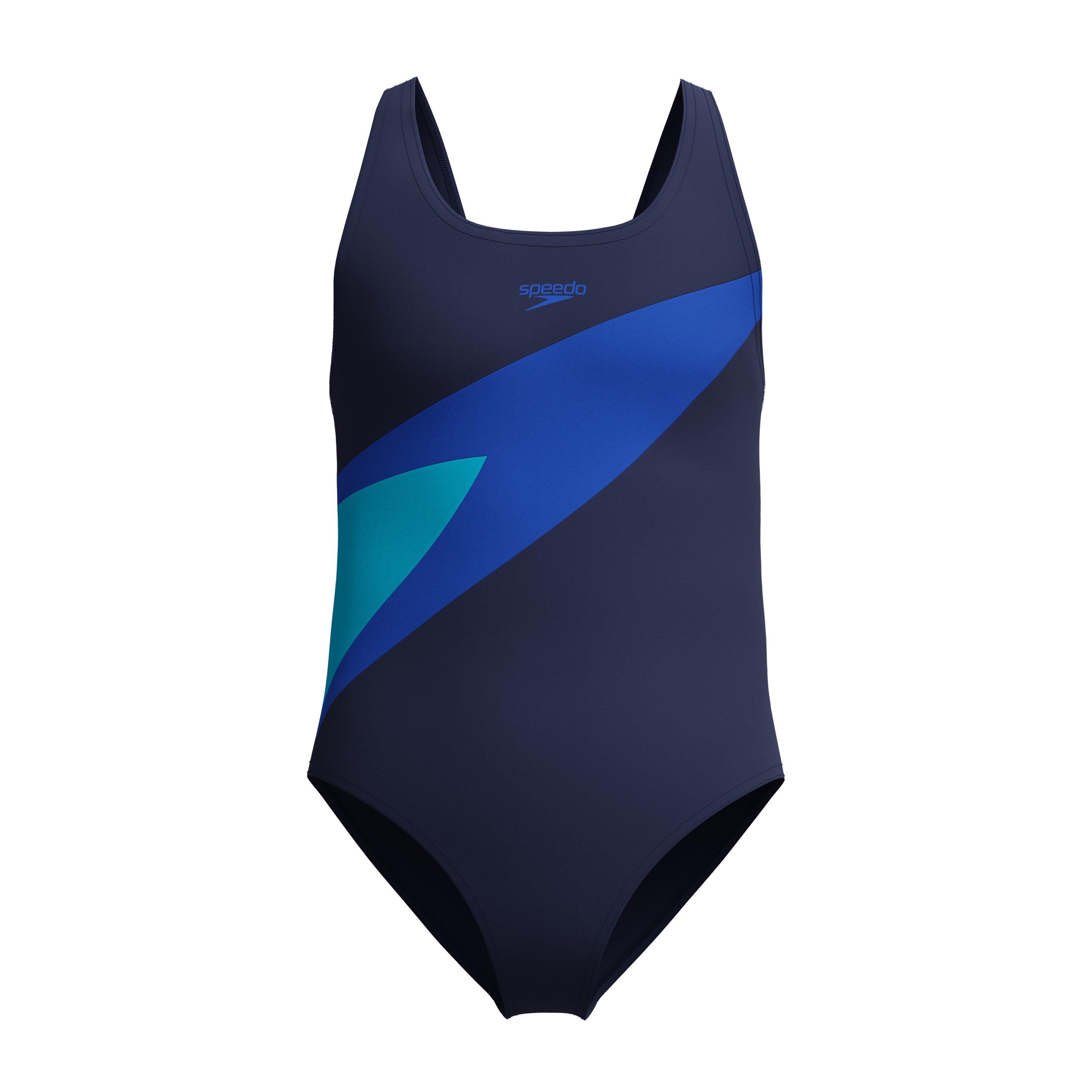 Peacoat/Deep - Speedo - Kids' HB Butterfly One Piece Swimsuit - 1
