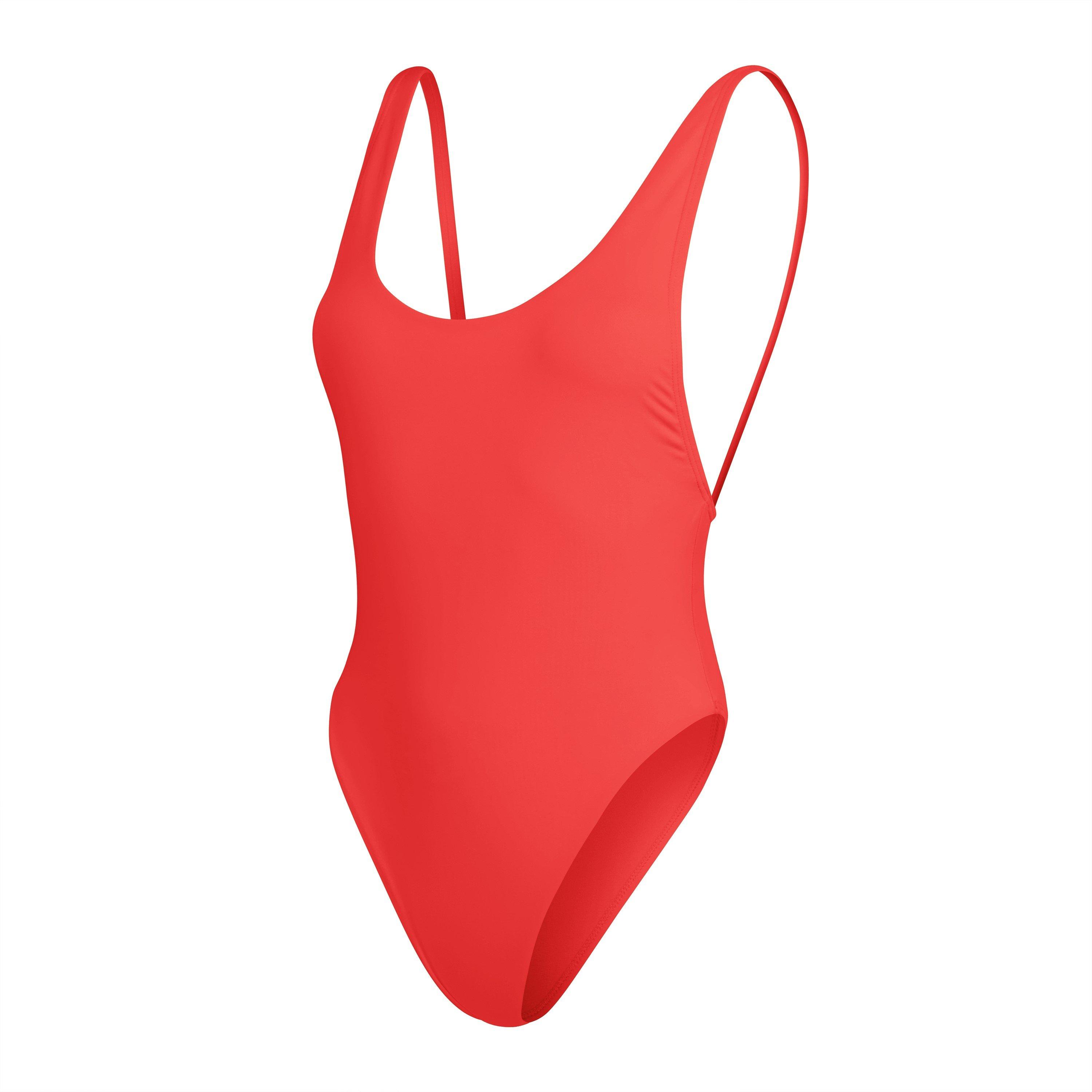 Speedo Women's Gen Solid One Piece Swimsuit - Red - 8 (XS)