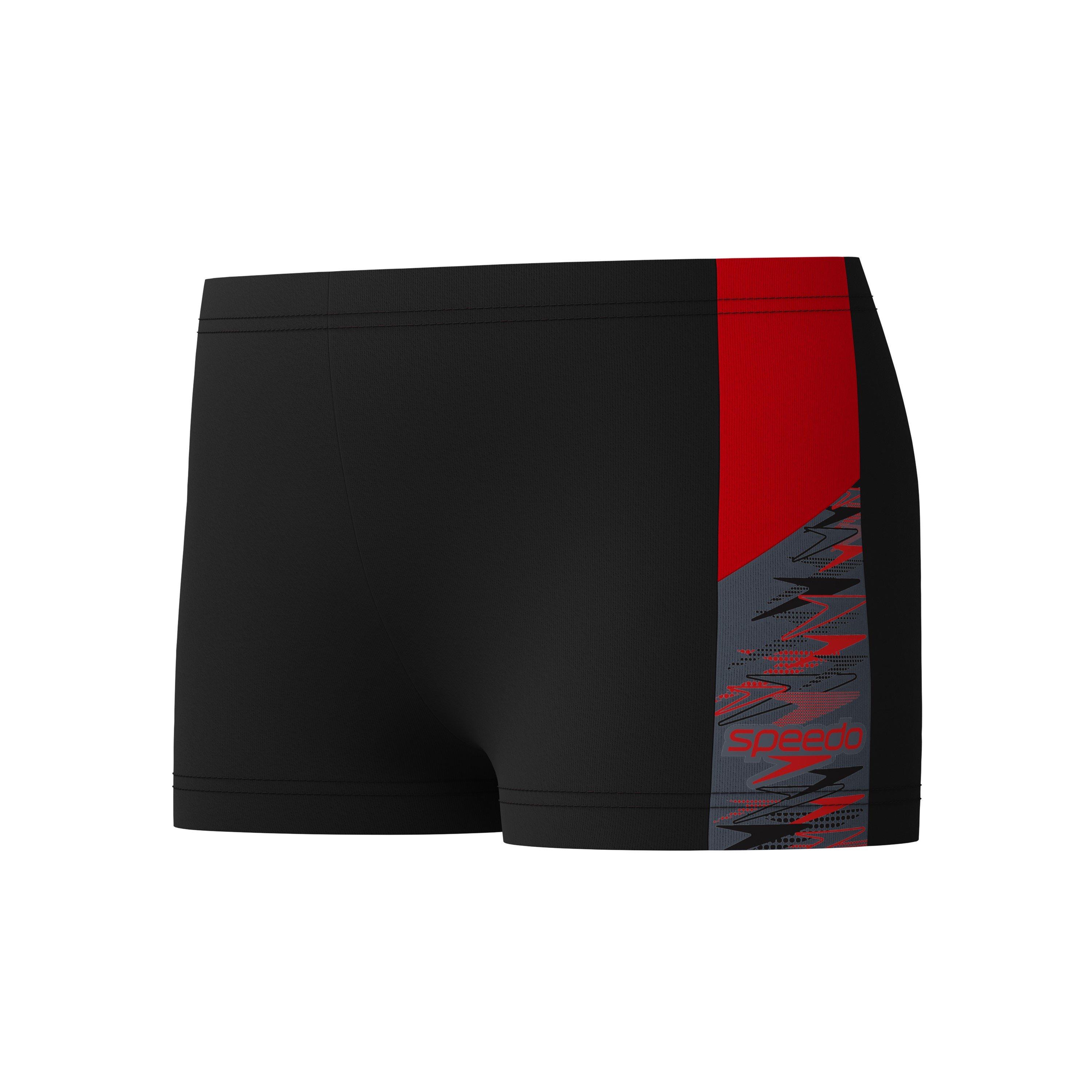 Anth/Red - Speedo - Kids' Dive AqSht Swimming Trunks - 1