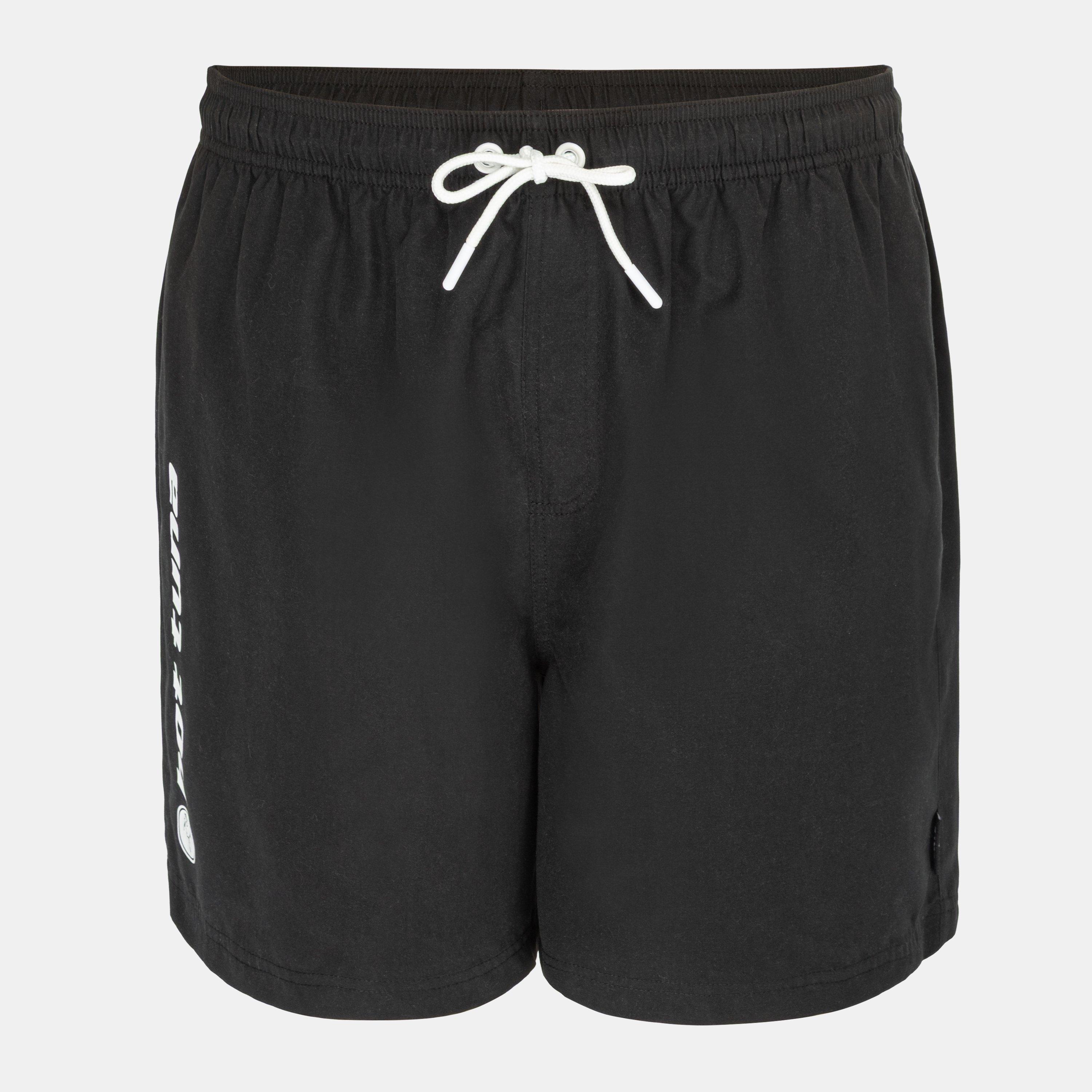 Black - Hot Tuna - Men's Above The Knee 2 Pockets Swim Shorts - 1