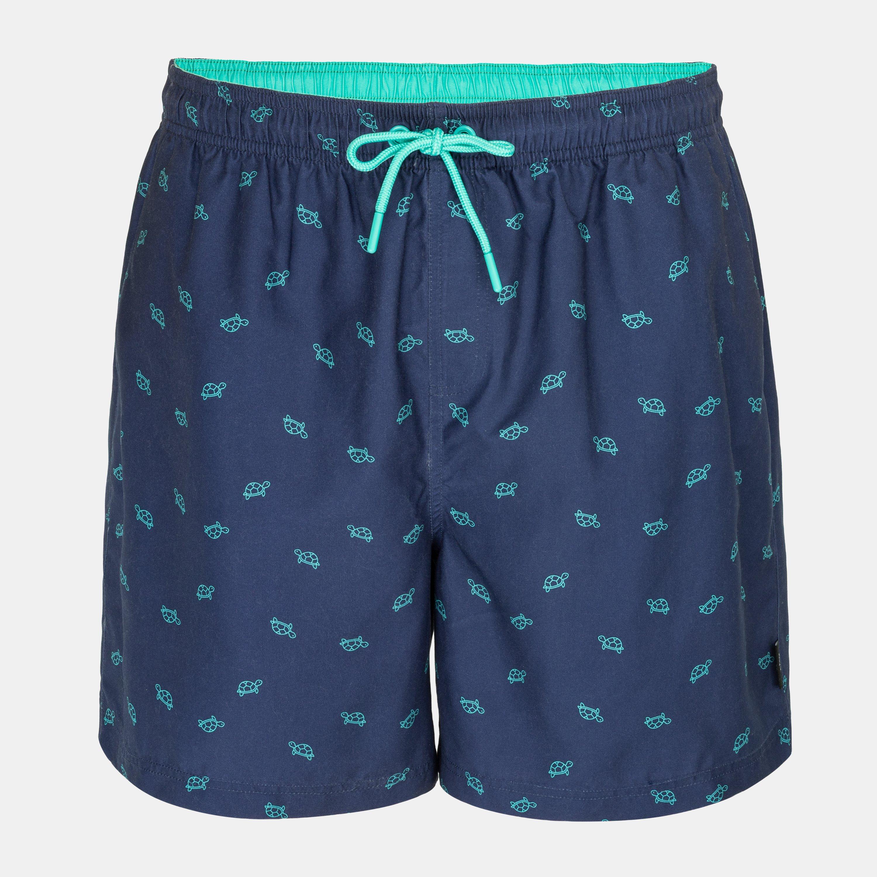 Hot Tuna Men's Above The Knee 2 Pockets Swim Shorts - Navy Sml Logo - Large
