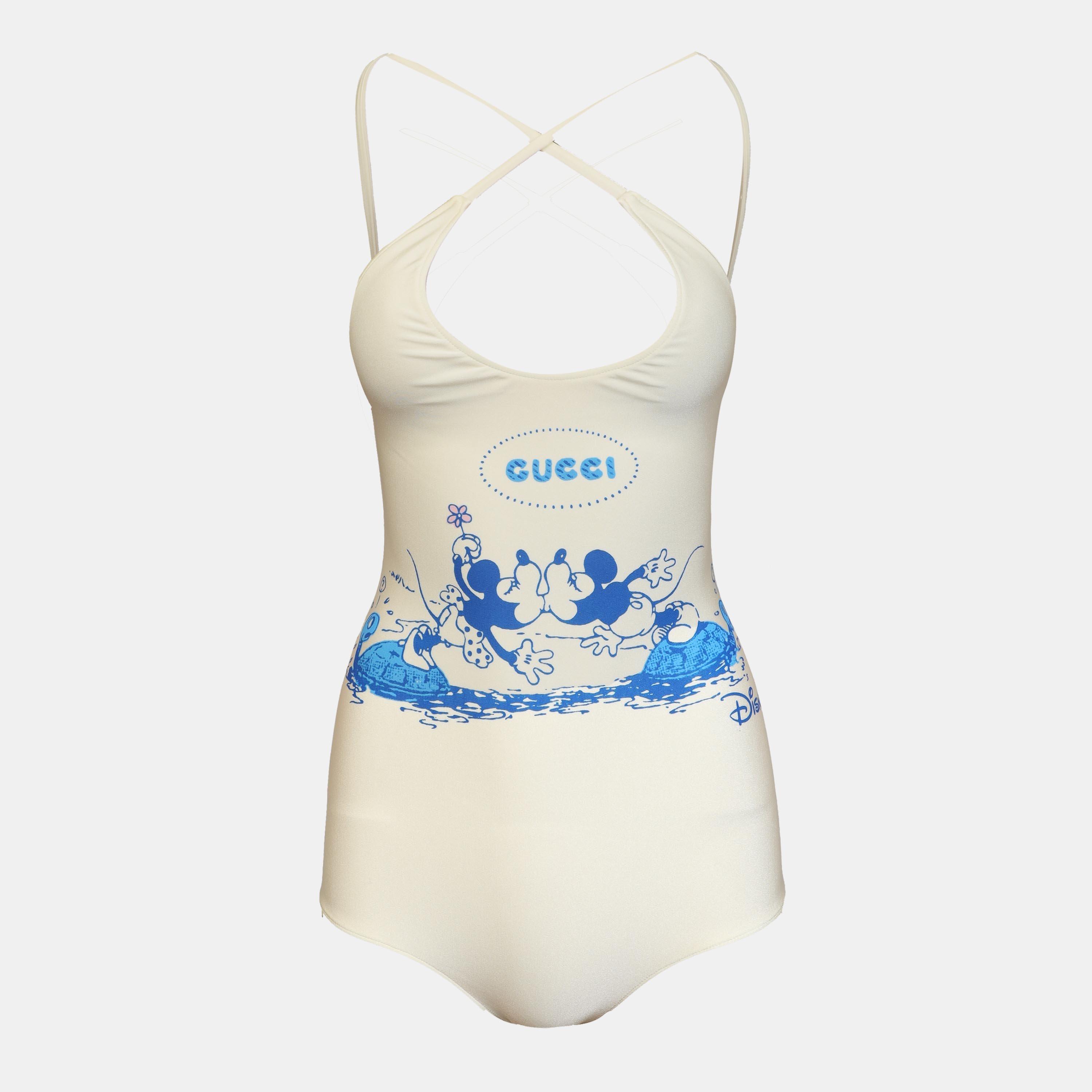 Gucci Women's One Piece Swimsuit - Multi - Size 8