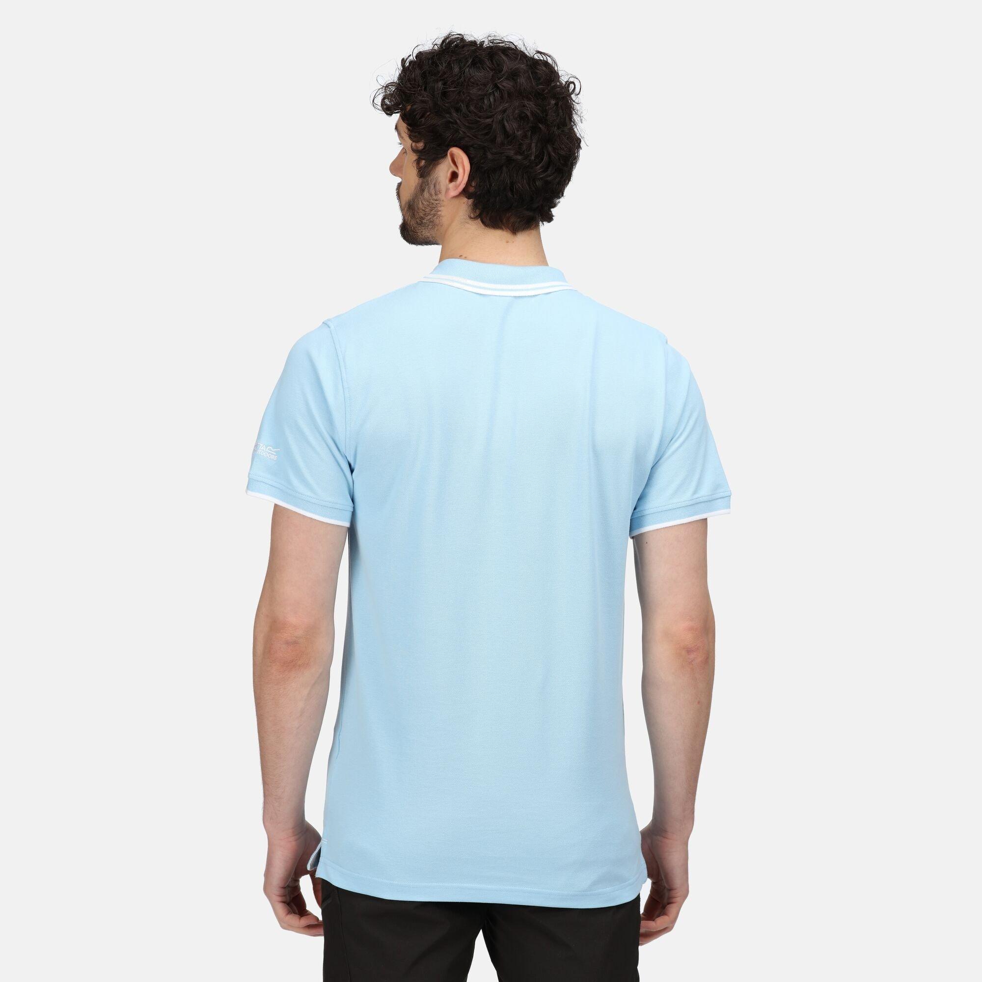 Powdbl/White - Regatta - Talcott polo shirt - 3