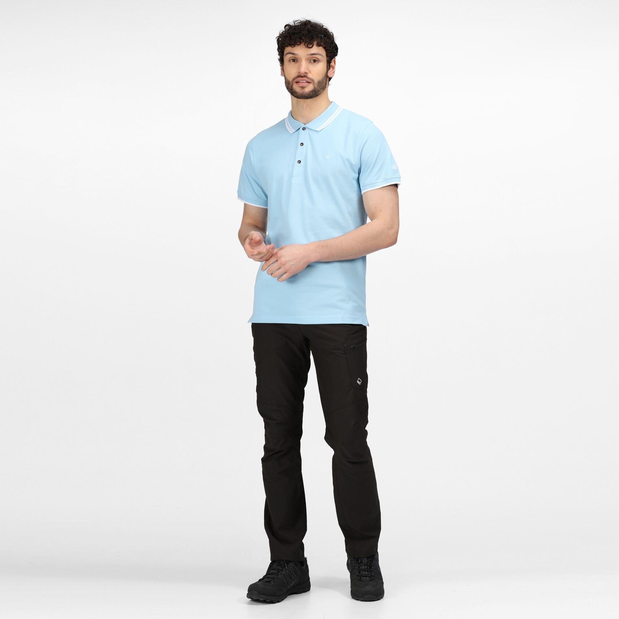 Powdbl/White - Regatta - Talcott polo shirt - 5