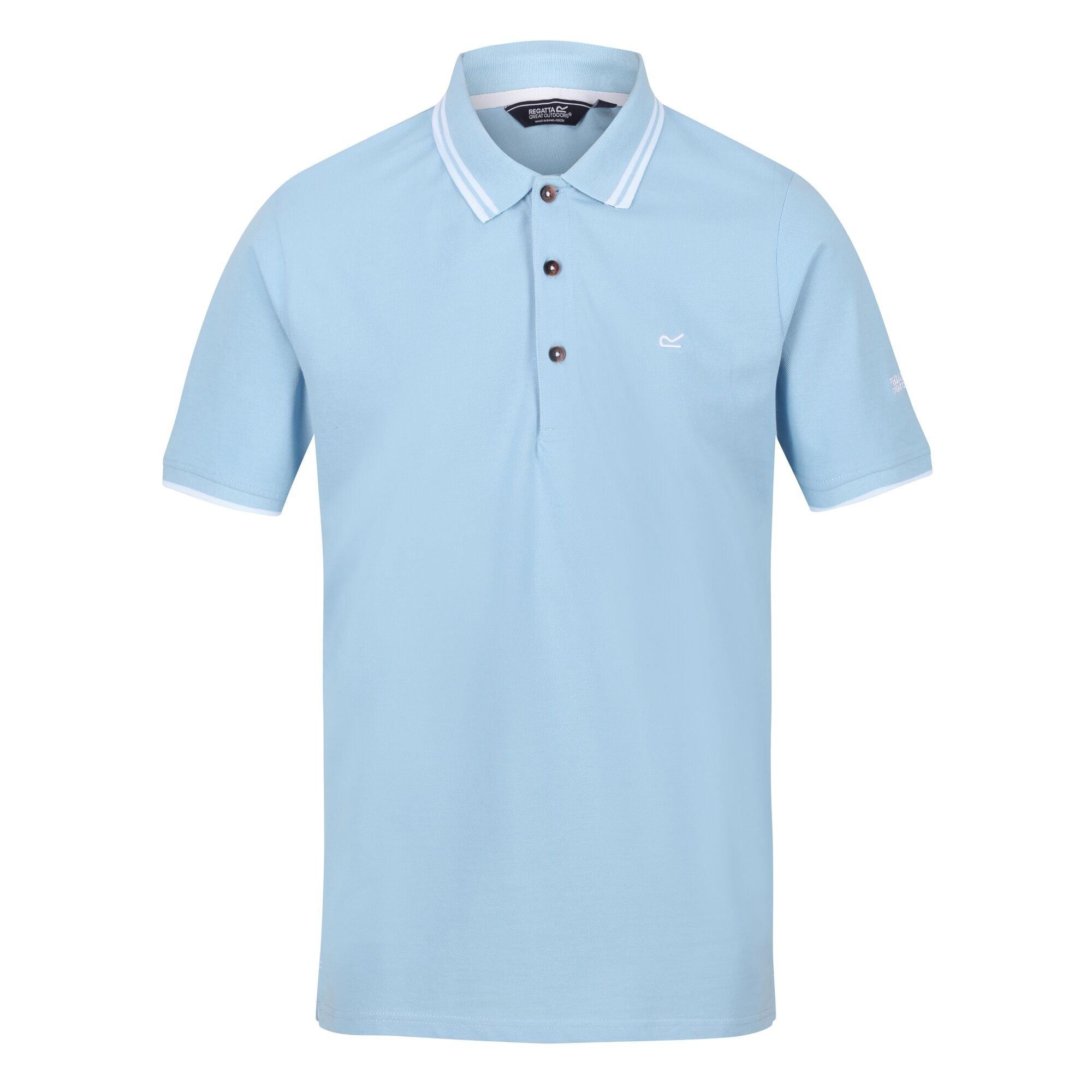 Powdbl/White - Regatta - Talcott polo shirt - 6