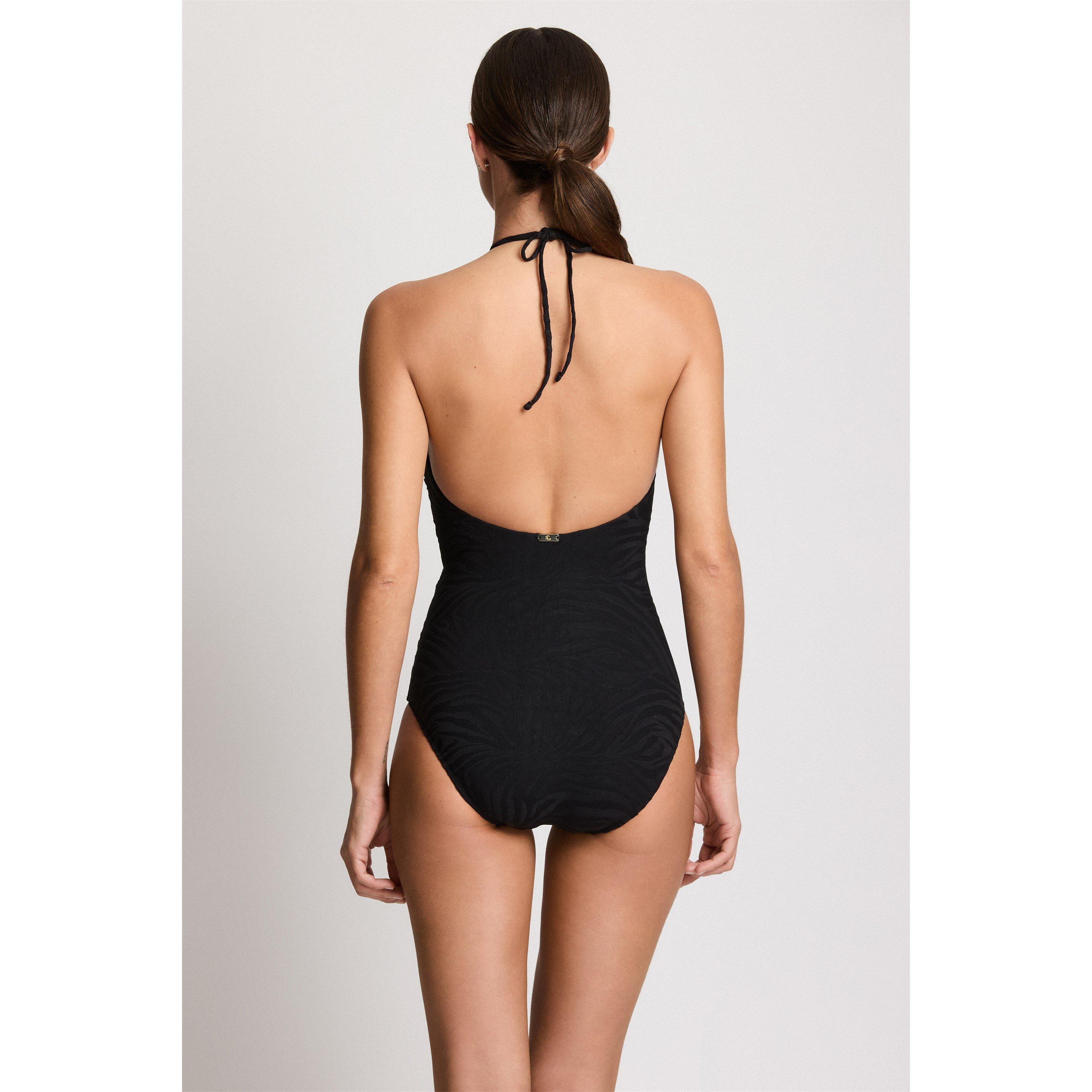 Black - Lauren by Ralph Lauren - Women's Bandeau Swimsuit - 2