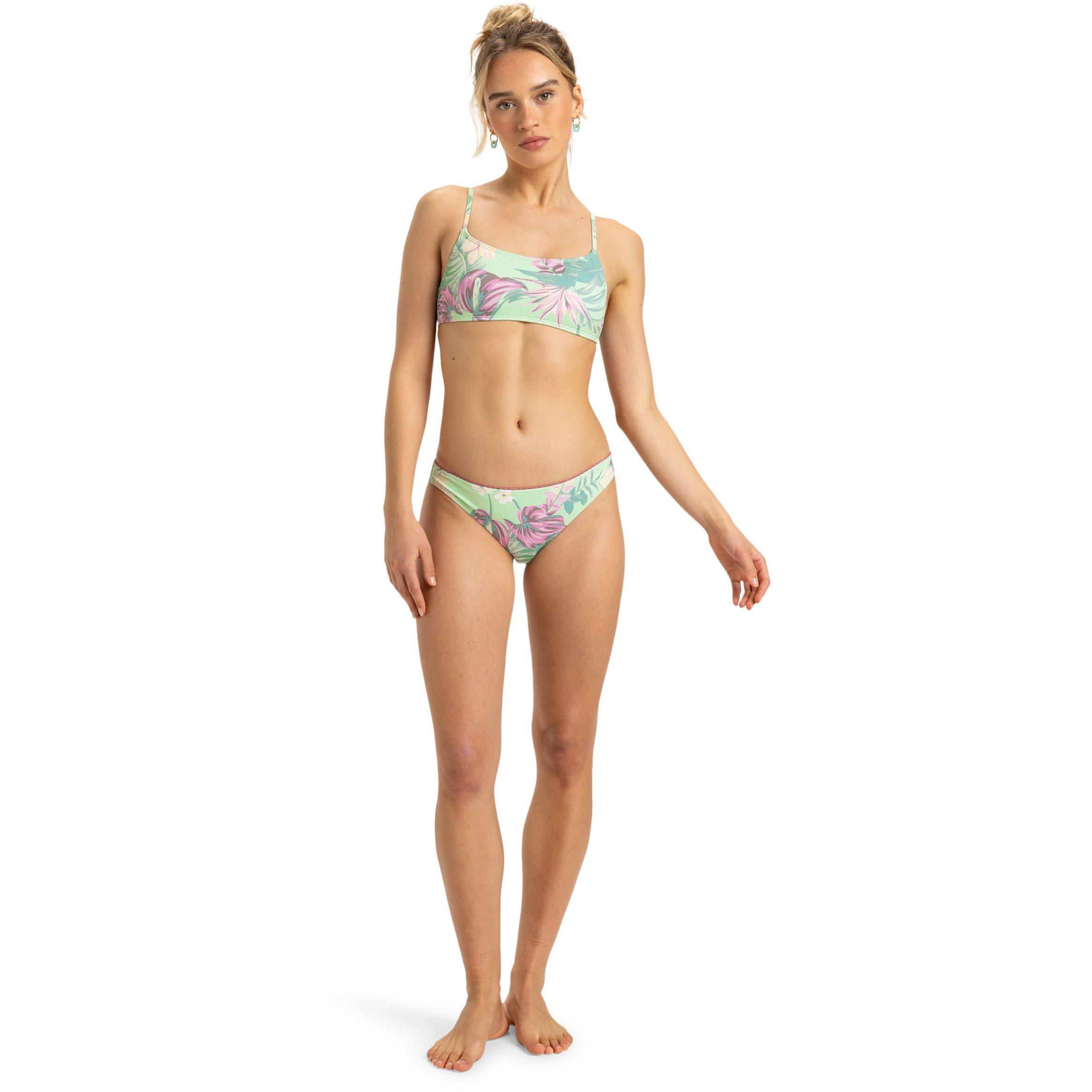 Fm Grn/Cst Brz - Roxy - Sun Check Bikini Bottoms - 4