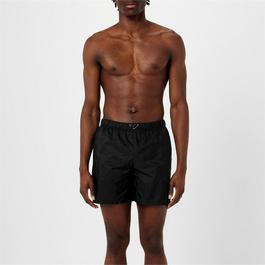 Prada Triangle Interlock Swim Shorts