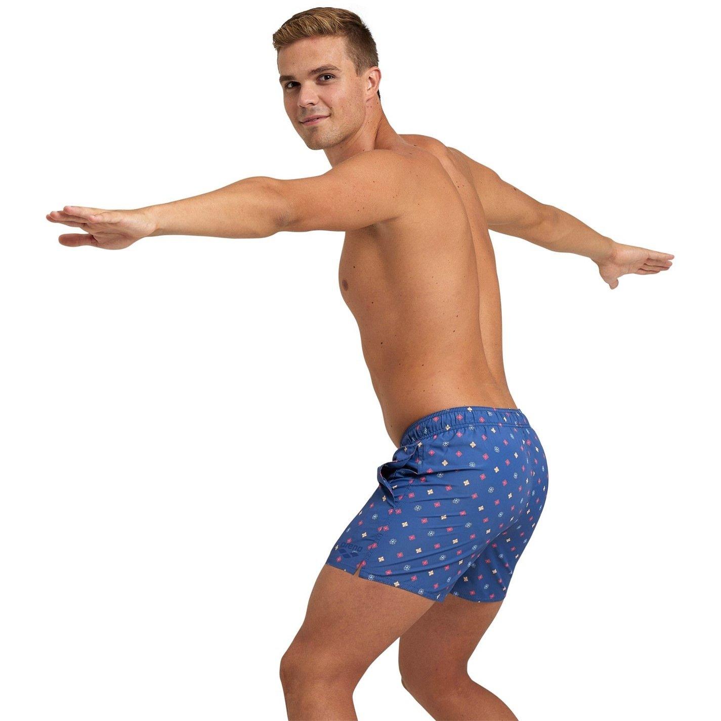 Grey Blue - Arena - Allover Beach Shorts - 5