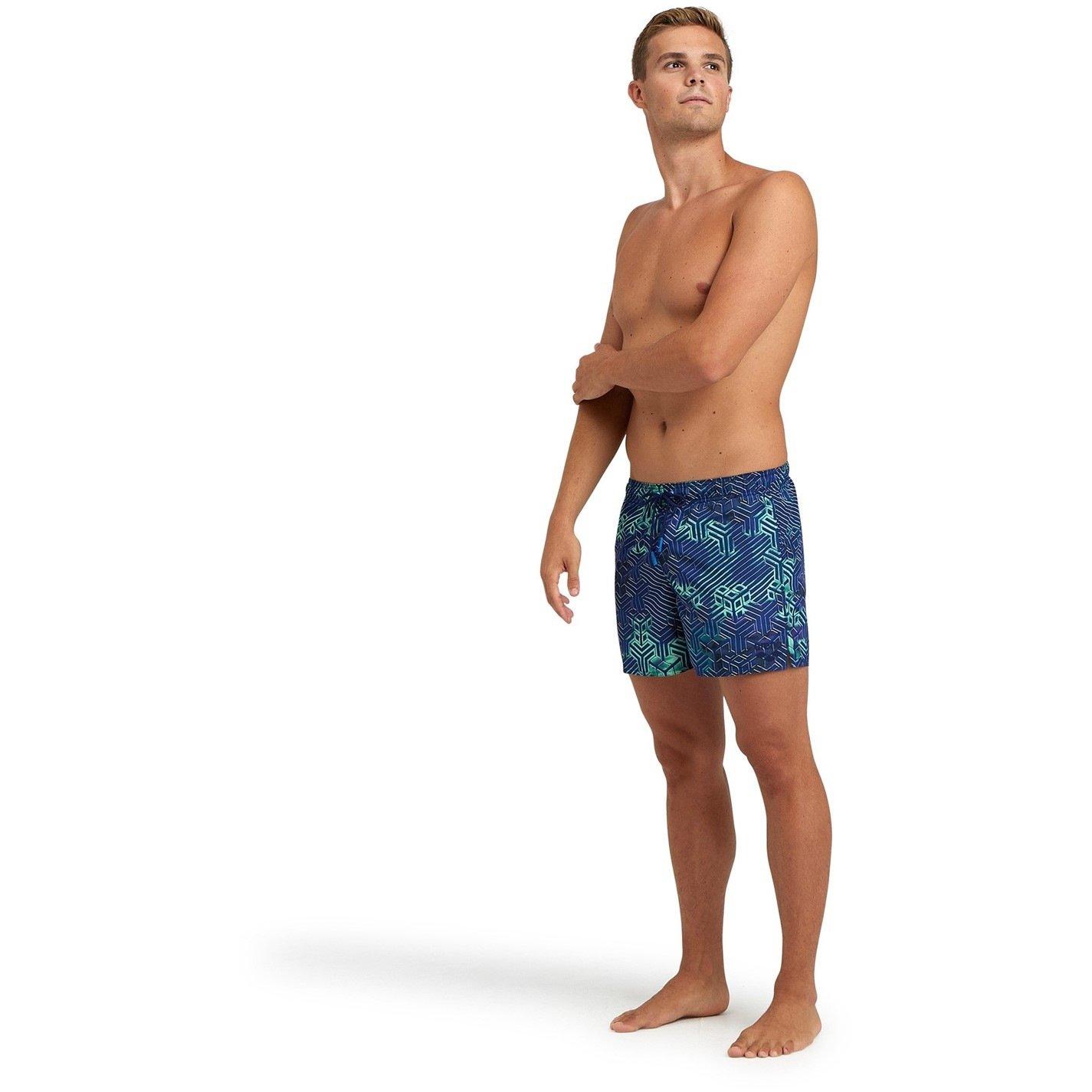 Kikko Pro Navy - Arena - Men’s Allover Beach Shorts - 7