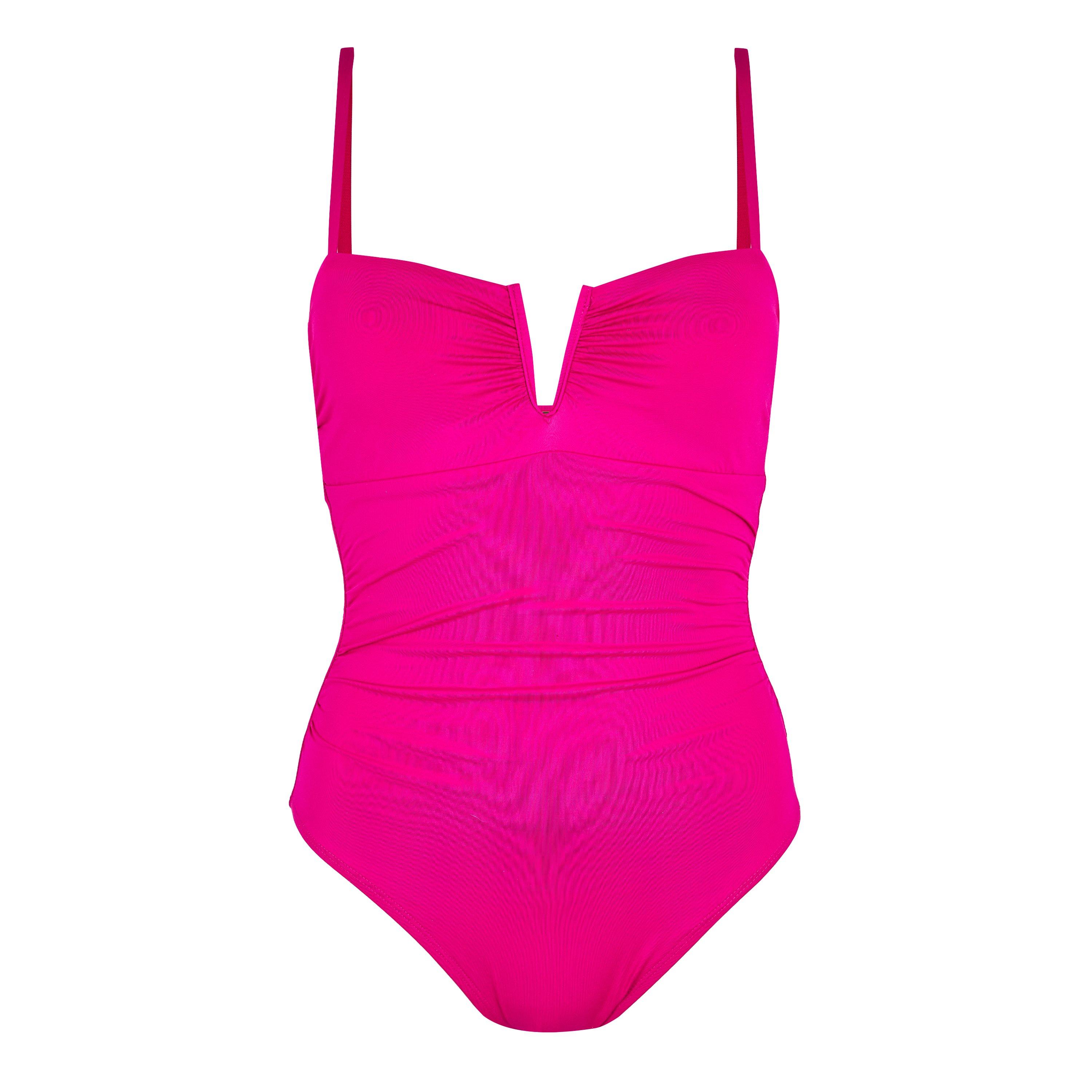 Pink - Lauren by Ralph Lauren - LRL W Plunge 1PC Ld63 - 1