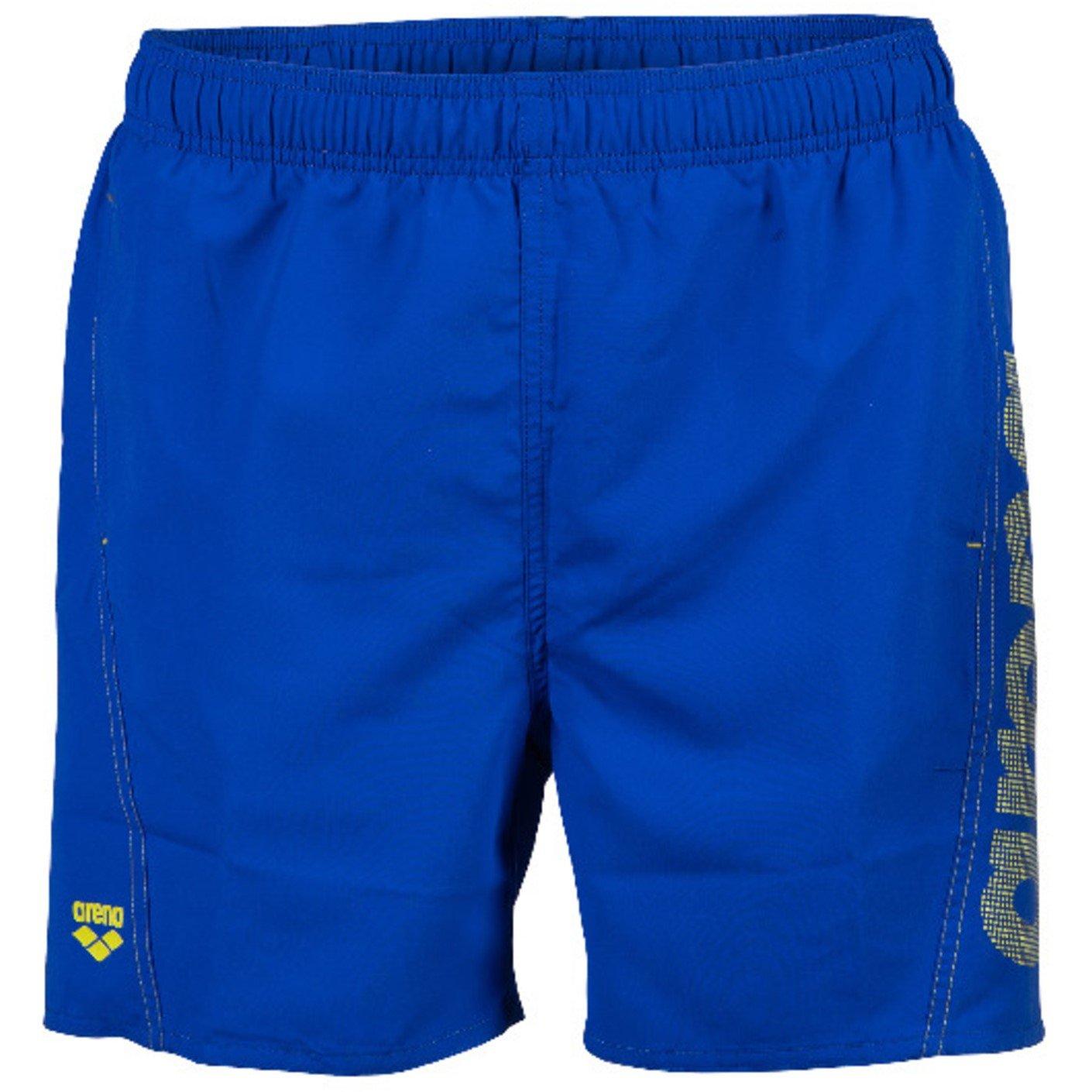 Neon Blue - Arena - Mens Fundamentals Logo R Beach Boxer - 2