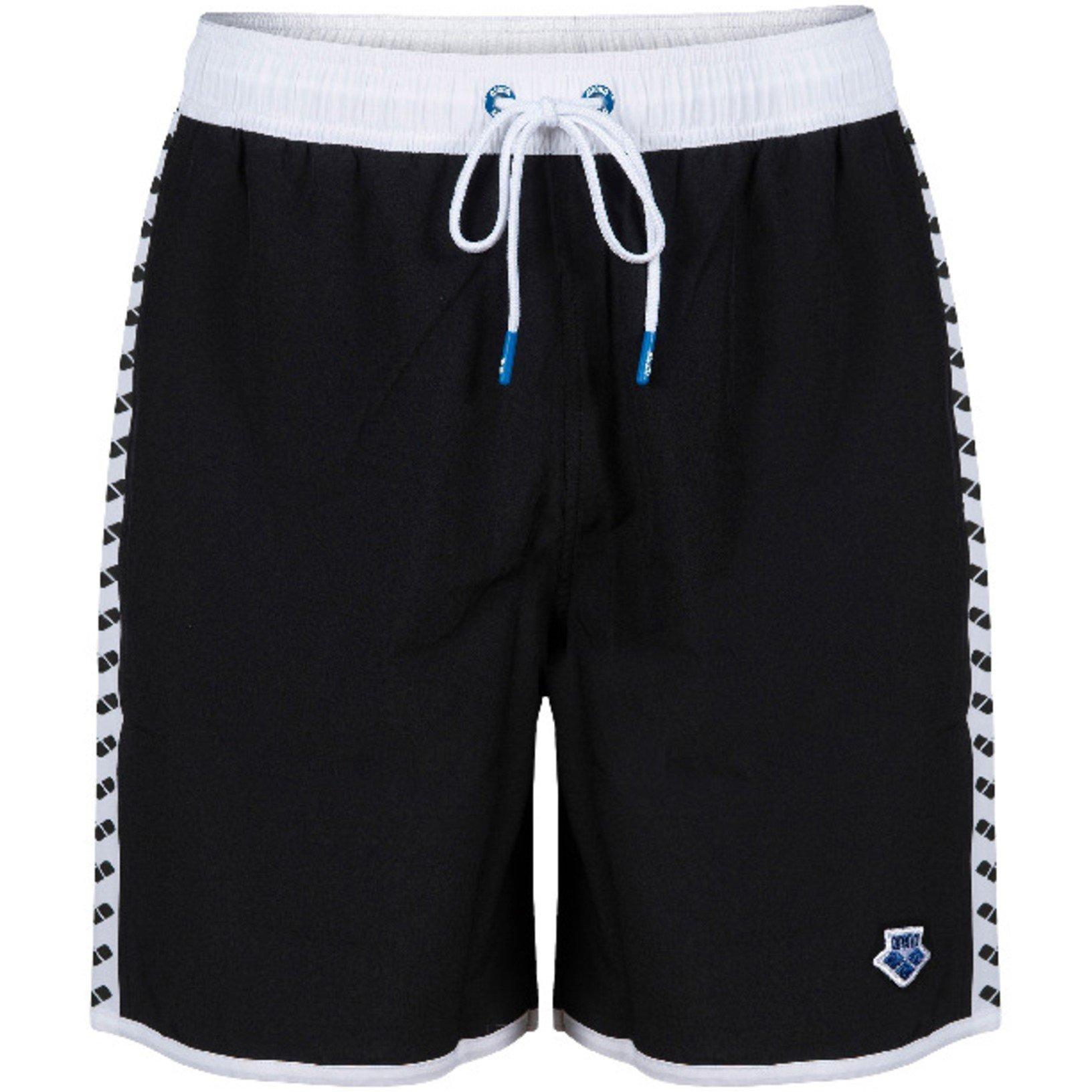 Black White - Arena - Unisex Bermuda Team Stripe - 2