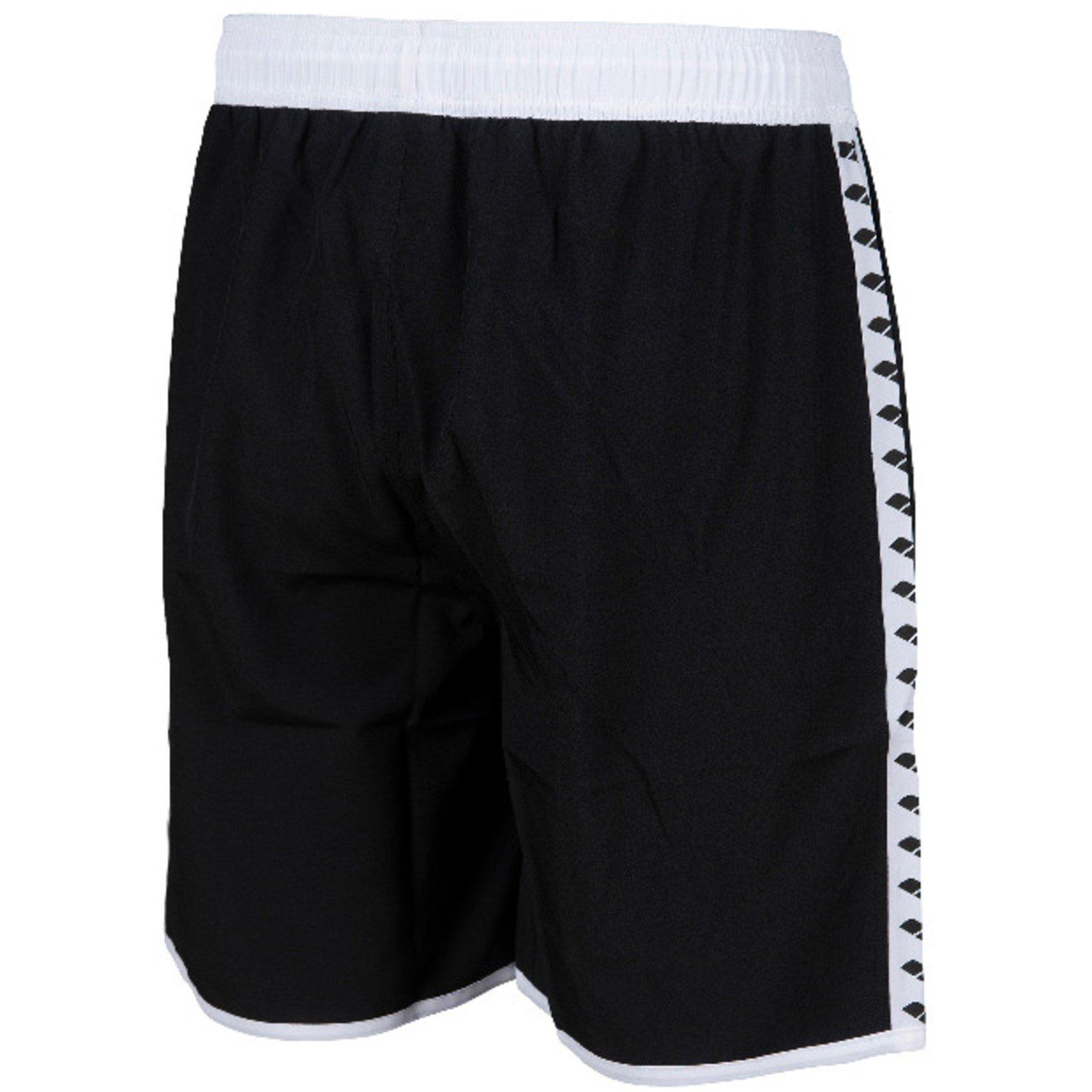 Black White - Arena - Unisex Bermuda Team Stripe - 4