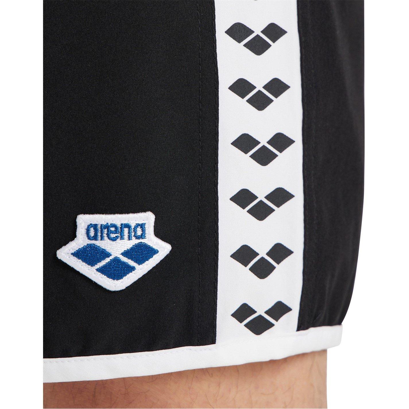 Black White - Arena - Unisex Bermuda Team Stripe - 7