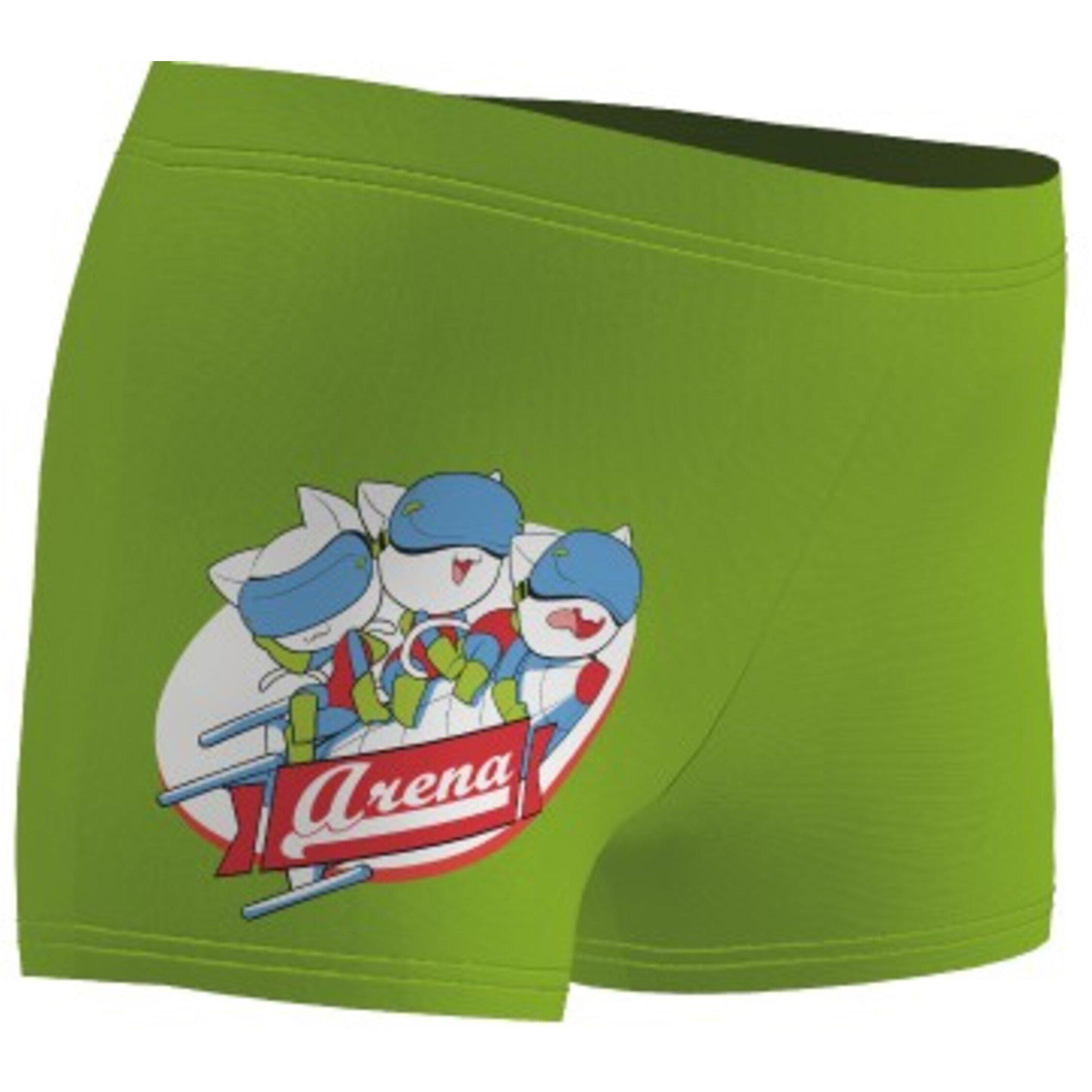 Soft Green - Arena - Boys Swim Shorts - 4