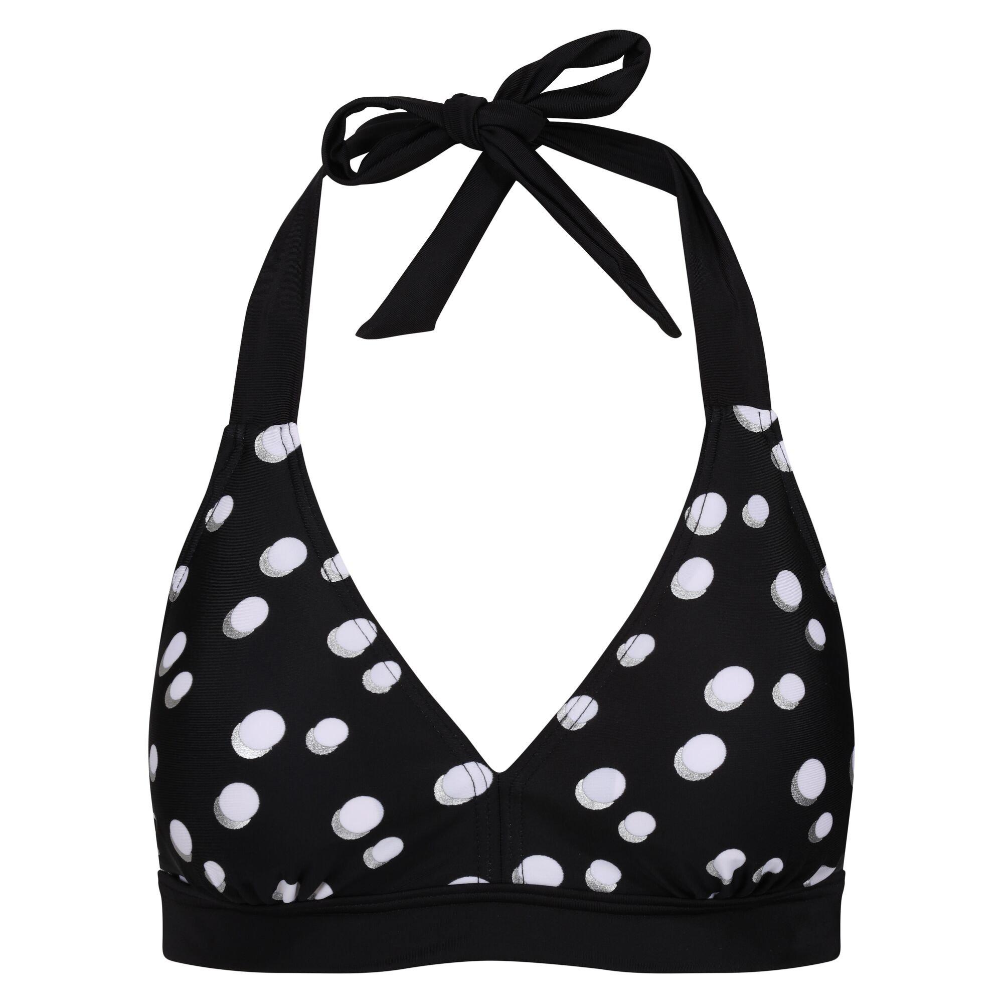 Blk/WhPlkaPr - Regatta - Women's Flavia Bikini Top - 1