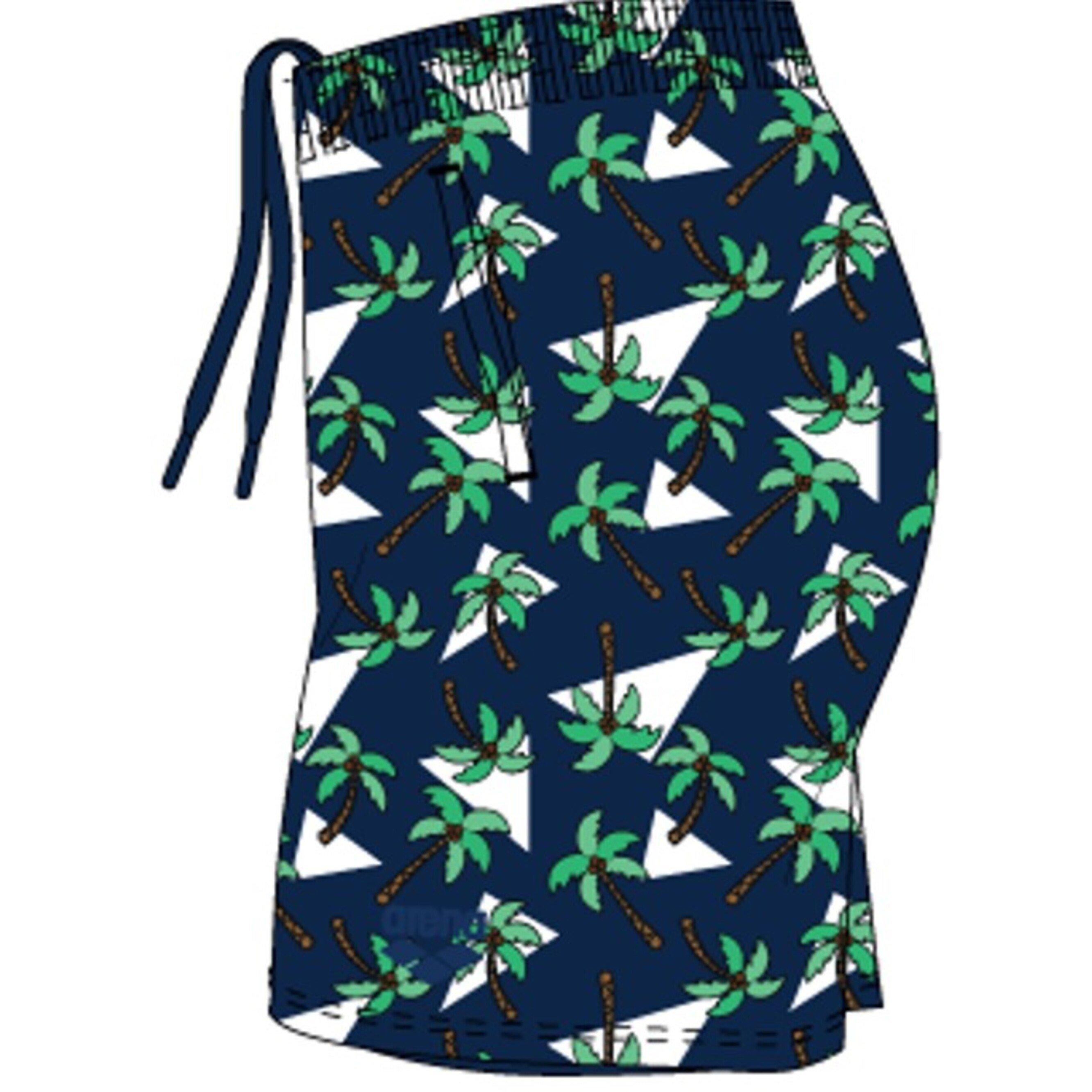 Navy White - Arena - Men's Swim Shorts - 1