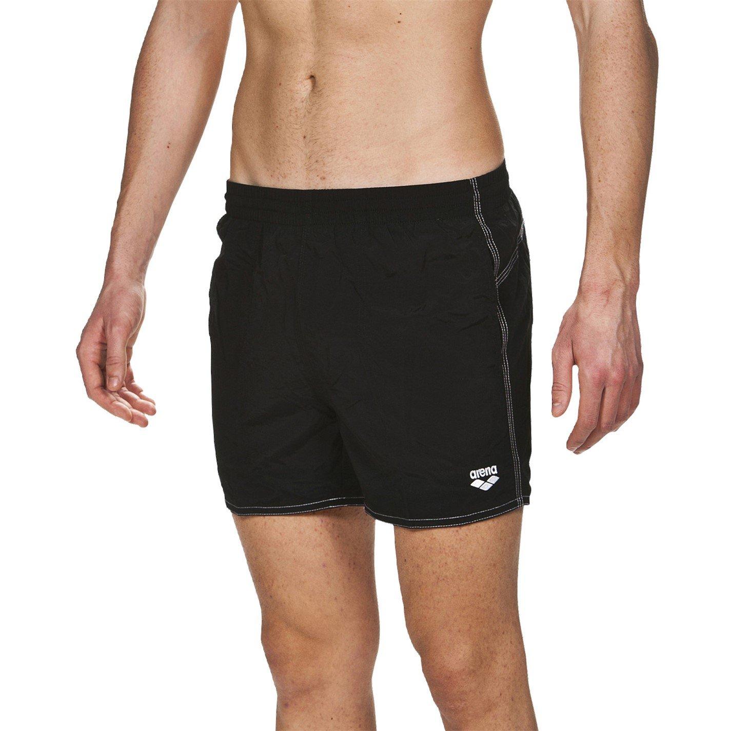 Black White - Arena - Men Beach Shorts Bywayx - 1