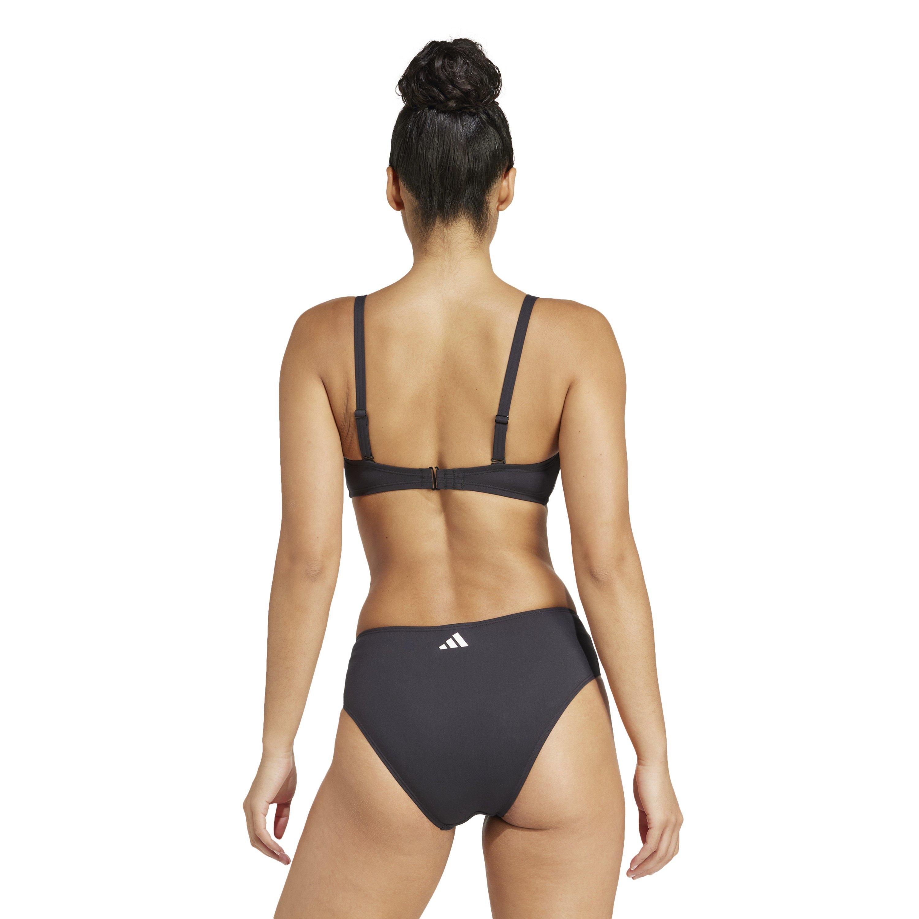 Black - adidas - Iconisea Bandea Bikini Top Womens - 3