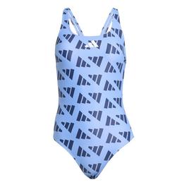 adidas Logo Graphic V-Back Swimsuit