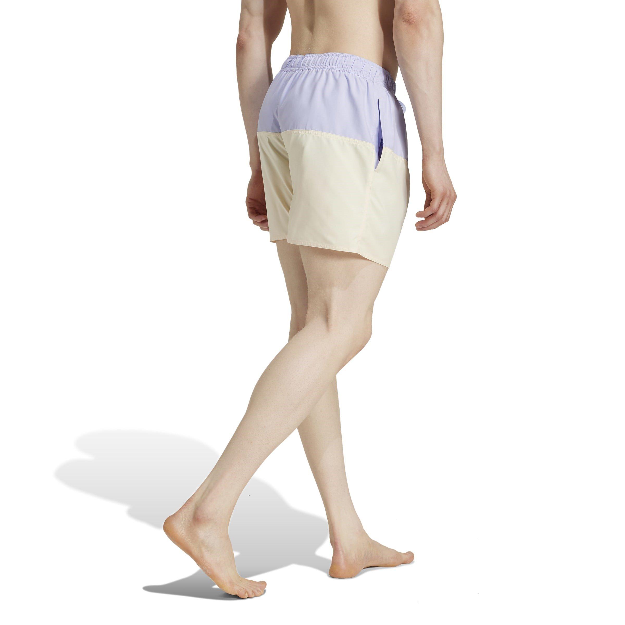 Violet/Vann - adidas - Colorblock CLX Swim Shorts Short Length - 4