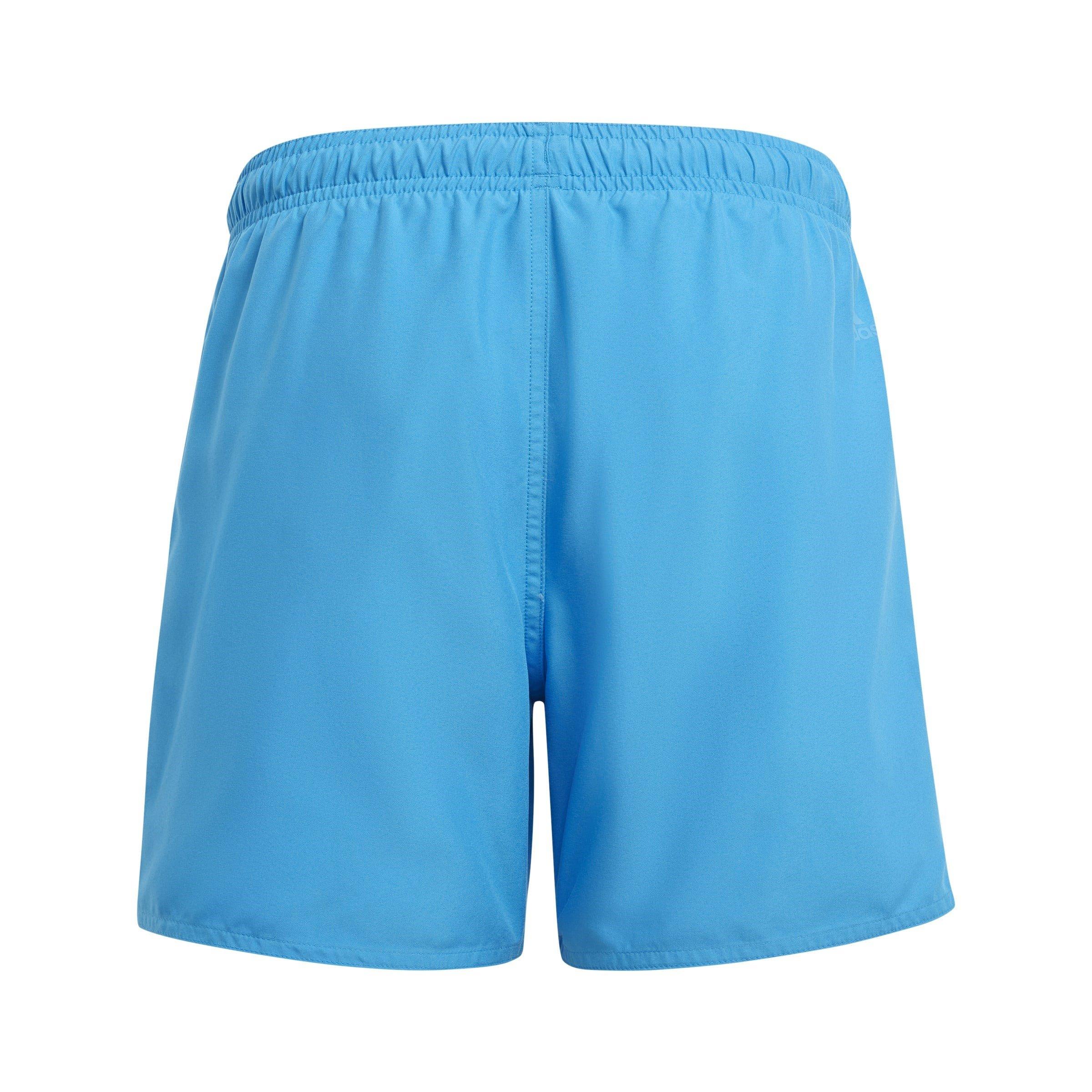 Blauw/Wit - adidas - Sportswear Essentials Logo CLX Swim Shorts Juniors - 2